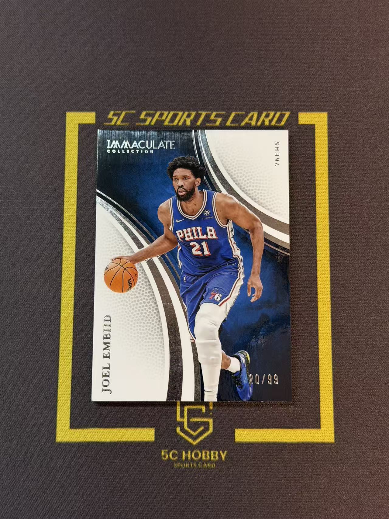 2024-25 Panini Immaculate Joel Embiid 乔尔恩比德 76人 base /99编【零壹小卡】wn
