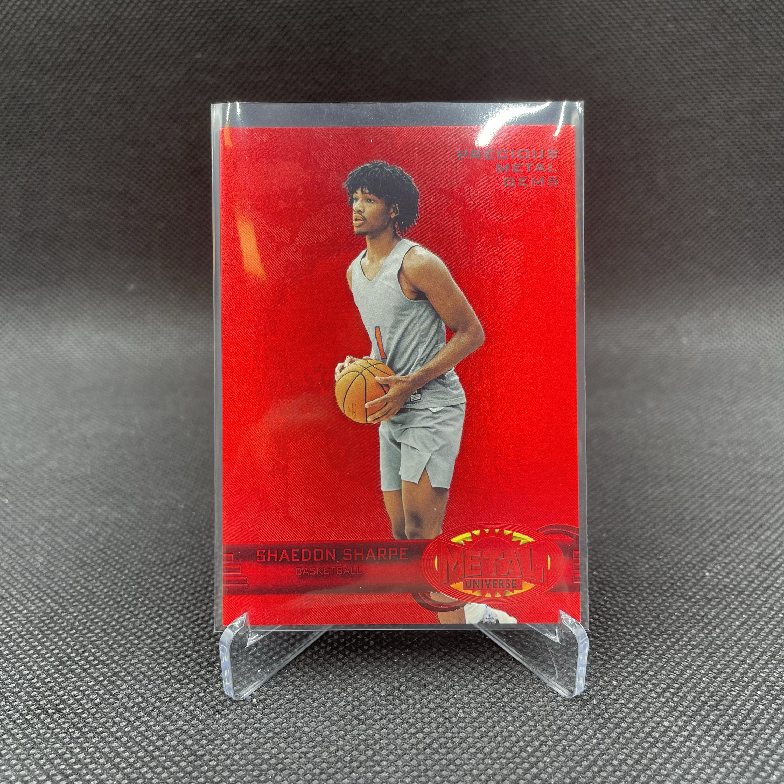2022 SkyBox Metal Universe Shaedon Sharpe RC 金属宇宙 开拓者 新秀 谢登 夏普 065/100编 红宝石 红宝 PMG 顶级复刻老特 第一张 品如图 wy