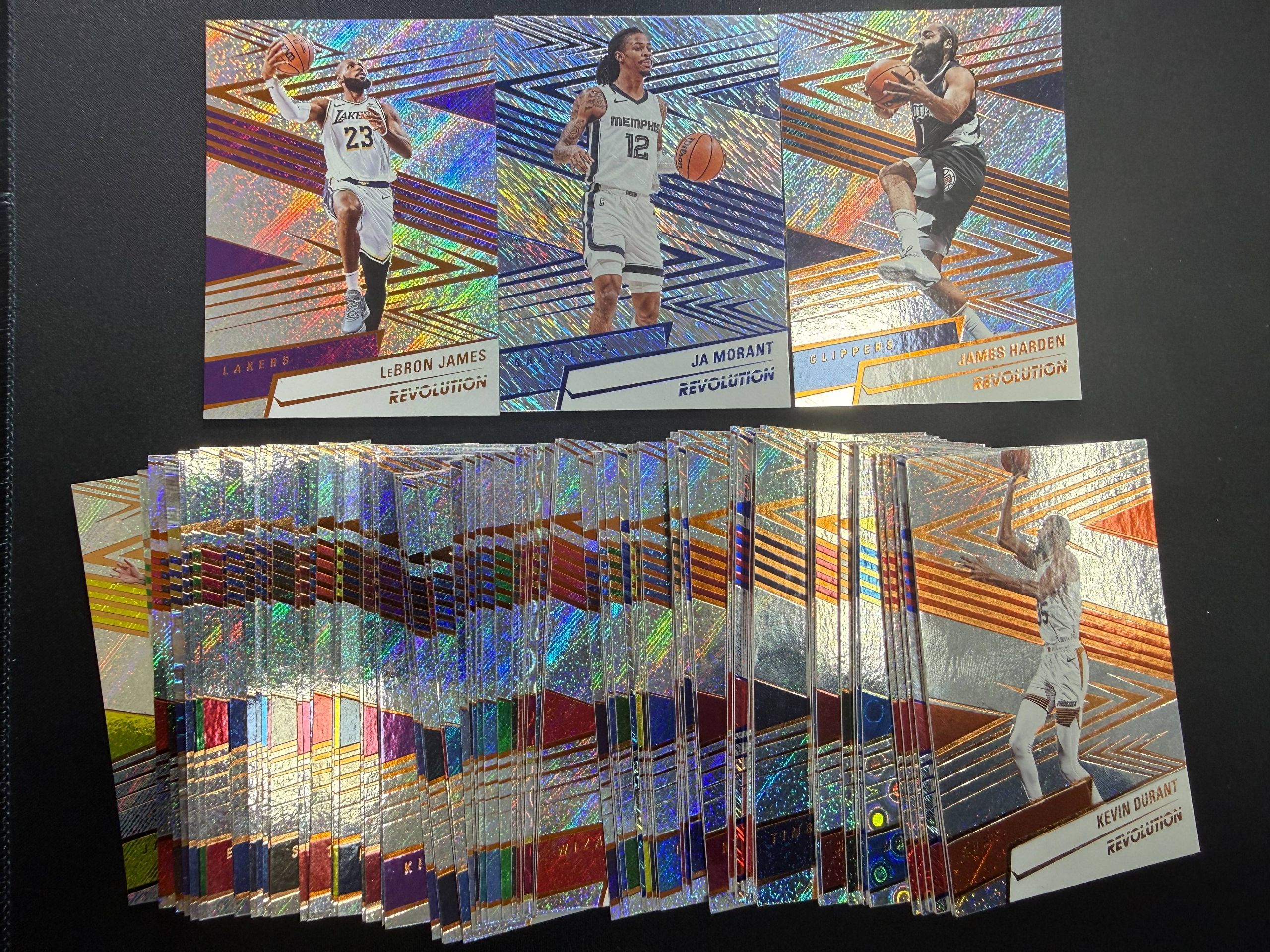 【梦卡拍卖】2024-25 Panini Revolution 詹姆斯 莫兰特 哈登 杜兰特 折射 革命 等 细节如图 #Ci# 追梦TOD