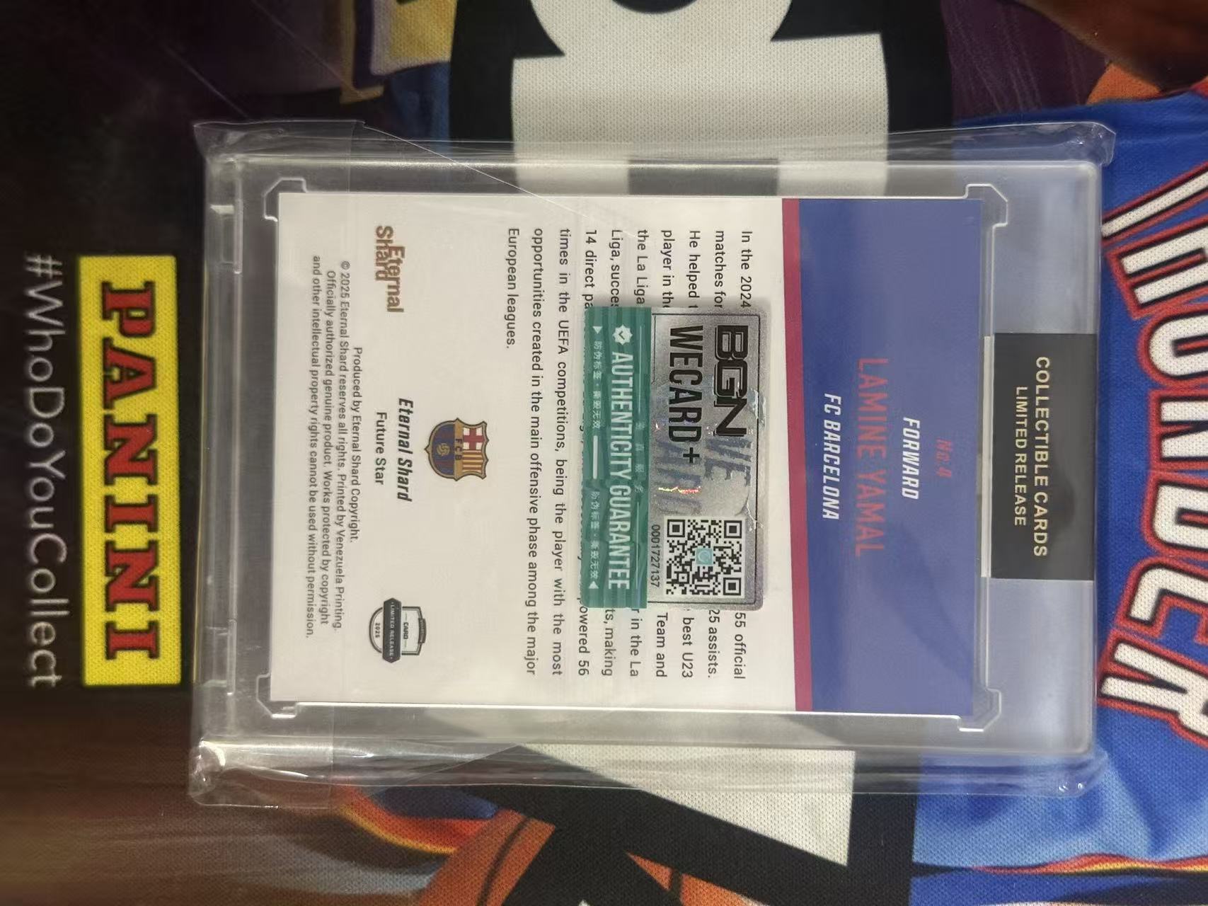2025 Topps Eternal Shard Limited Release Lamine Yamal 【小猪包代卖】拉明 亚马尔 双头 手绘 漫画 风格 巴萨 巴塞罗那 西班牙 第二张 llt