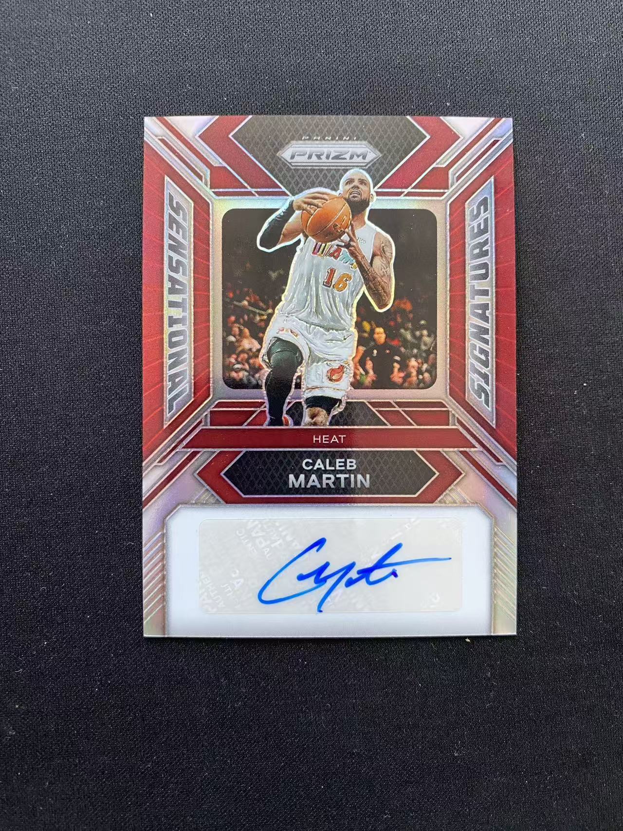 2023-24 Panini Prizm Caleb Martin 热火 凯莱布 马丁 签字 PZ系列【king#16】瑕疵如图