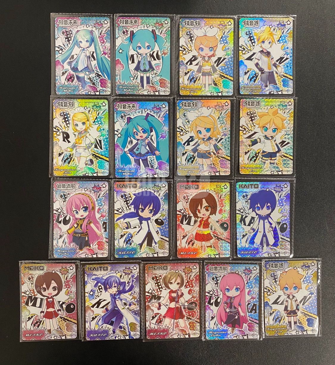 卡游 初音未来 初见包 生日乐章 Q版 QR lot 17张 超火IP 收藏佳品 卡机原膜未拆封