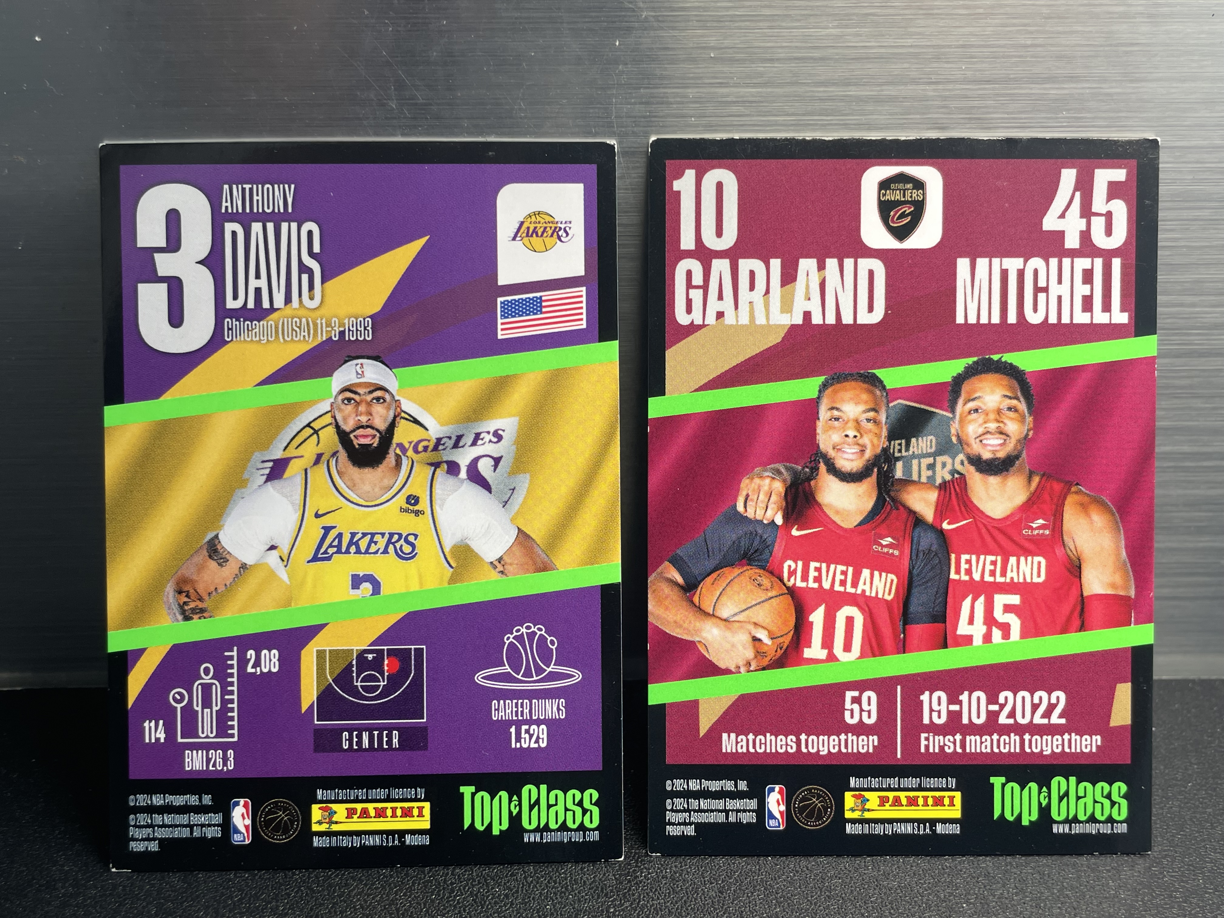 (A10) 2024 PANINI 浓眉 安东尼 戴维斯 米切尔 加兰 近期大热球星 收藏凑套必备 边角微瑕 !!!