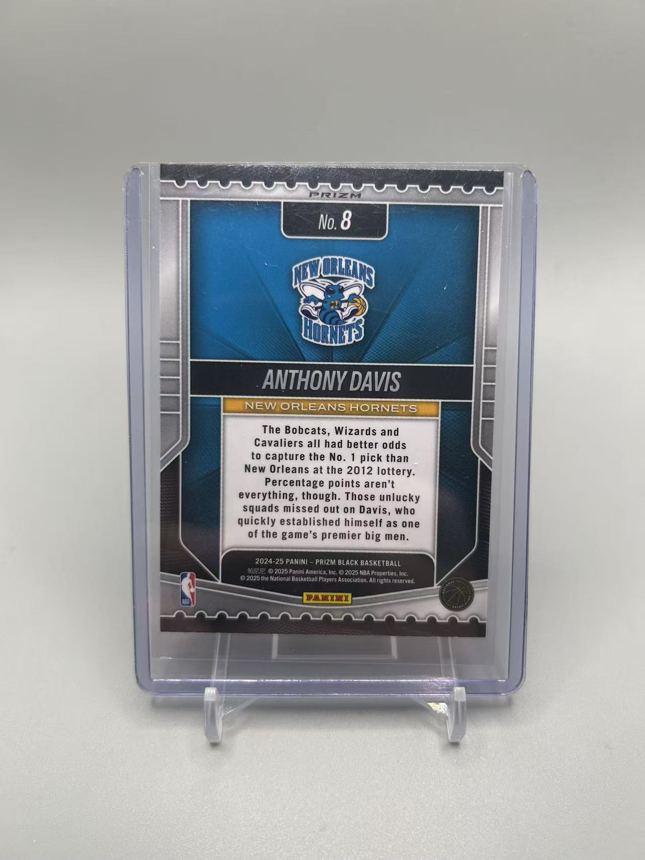 2024-25 Panini Prizm Anthony Davis 【灰灰代拍】全新篮球PZblack 黄蜂 浓眉 安东尼 戴维斯 银折 乐透特卡 二哥