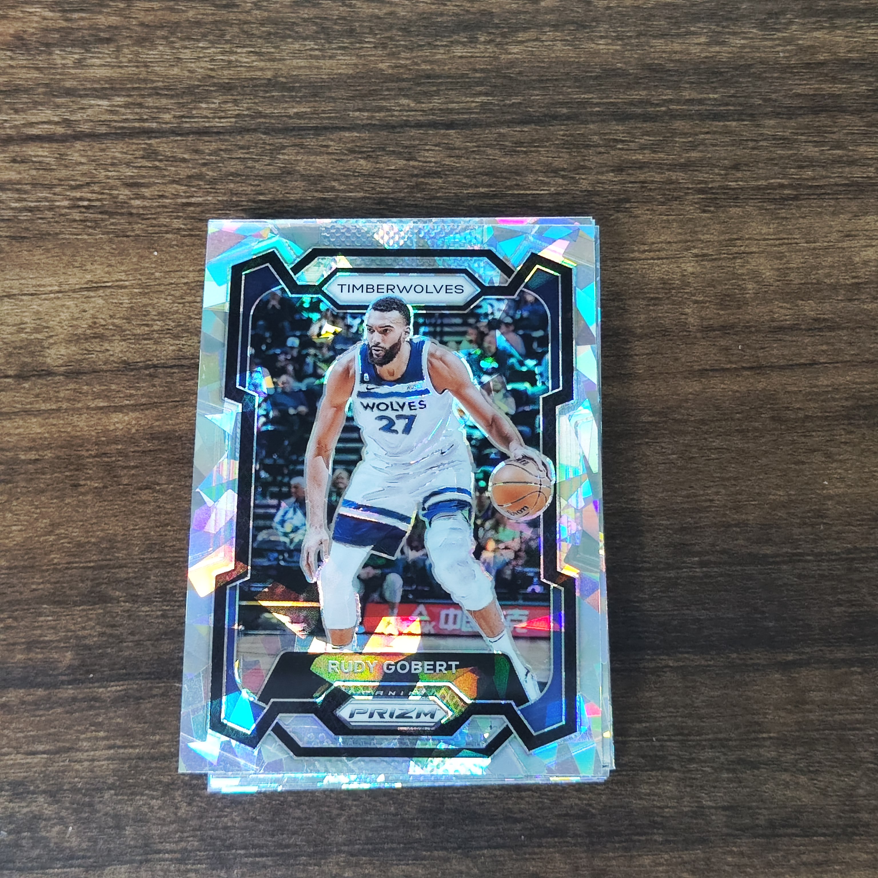 2023-24 【HADE拍卖-小卡之家】 prizm Rudy Gobert 戈贝尔  碎冰折   单卡base 卡品如图A06