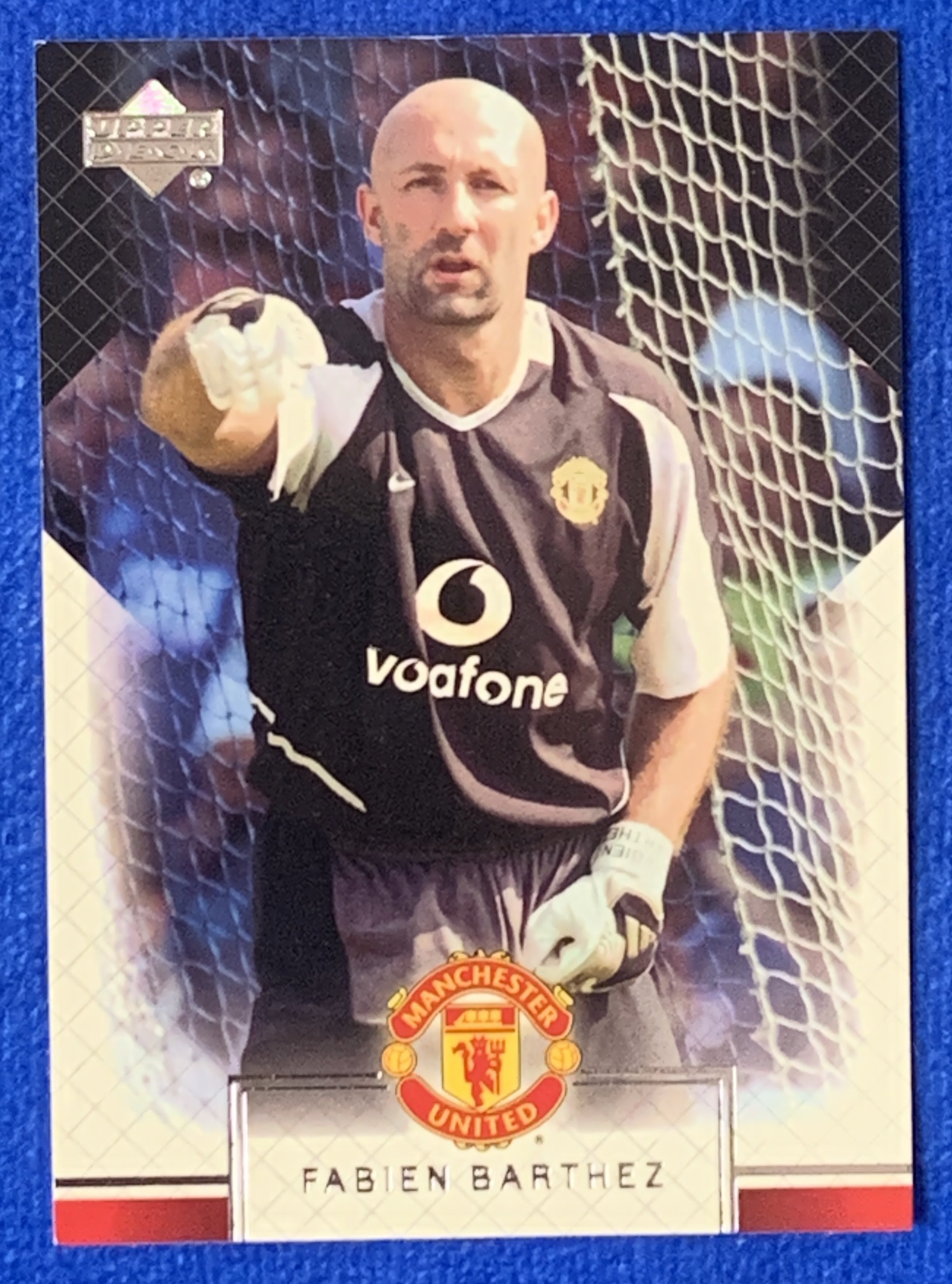 2002 Upper Deck Manchester United Barthez 亚德 曼联 巴特兹 世界杯欧洲杯冠军 法国国门France 经典老卡 近乎绝版 不保卡品 ebay有价