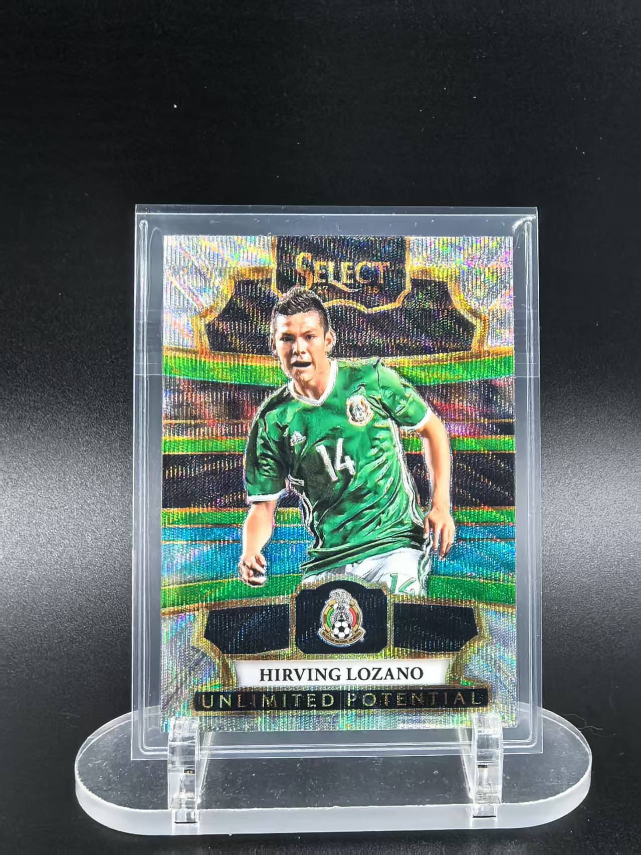 2017-18 Panini Select Hirving Lozano #UP-5 洛萨诺 墨西哥 Ultimate potential 波纹折