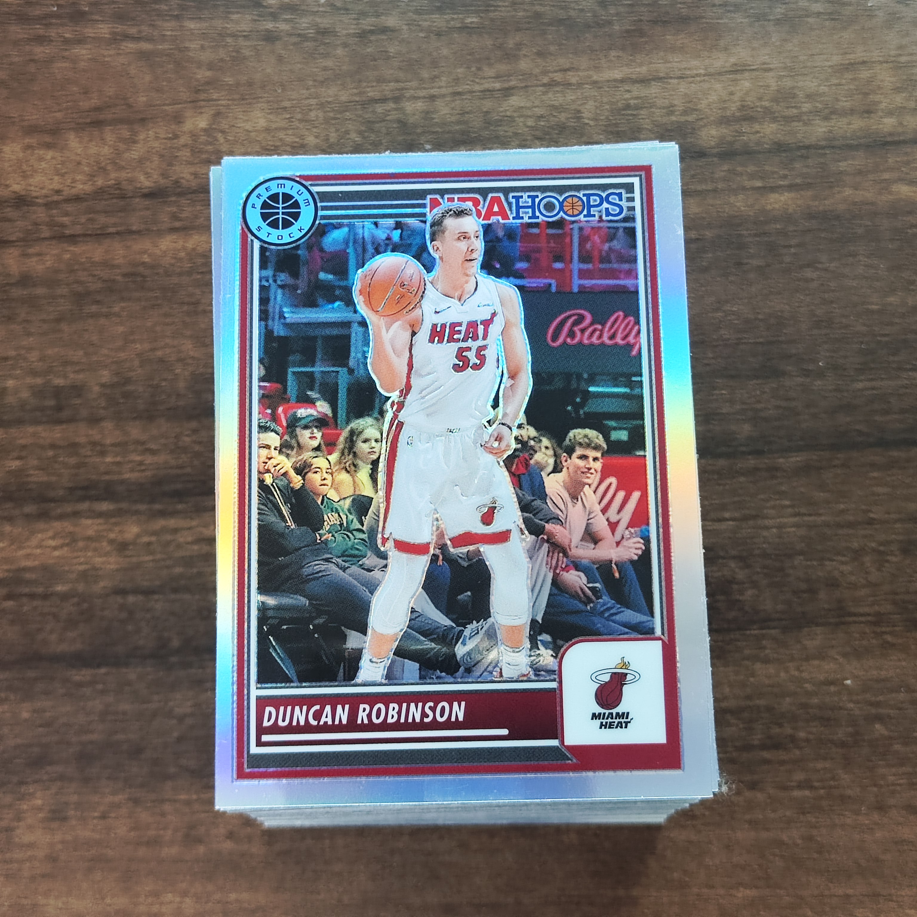 2023-24 【HADE拍卖-小卡之家】 NBA Hoops Premium Stock Duncan Robinson 罗宾逊 银折 金属版   单卡base 卡品如图 A96