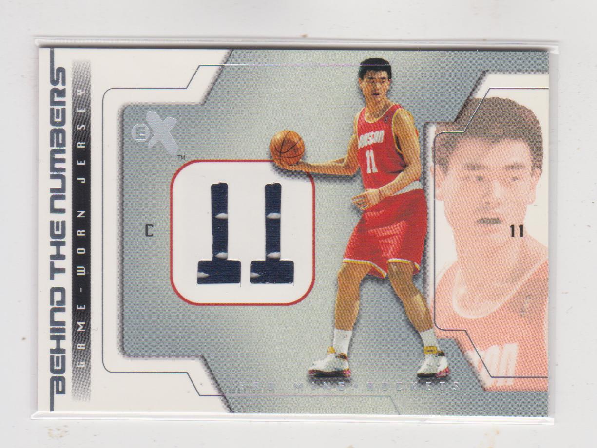 2003-04 Fleer EX 姚明 号码 球衣
