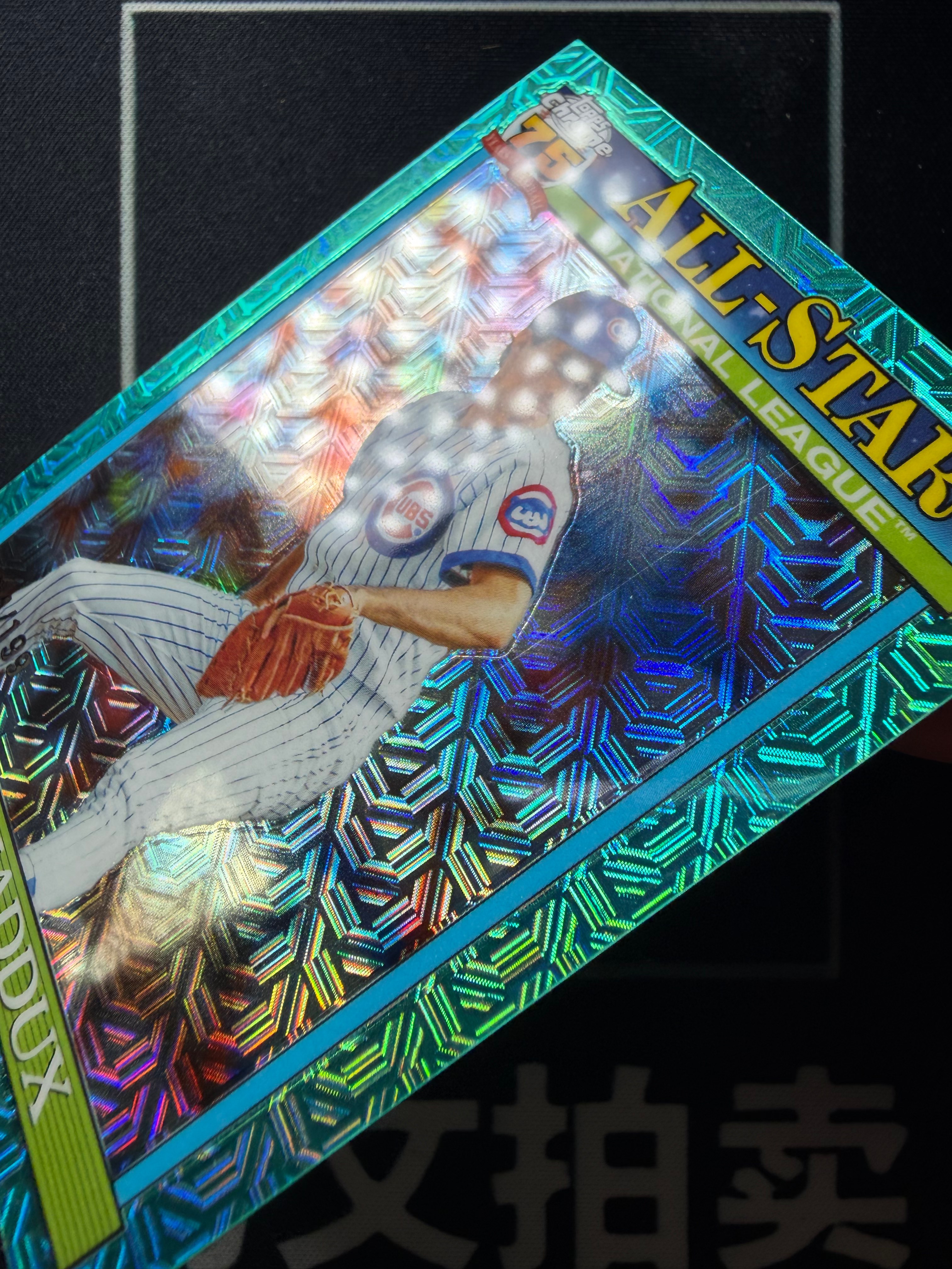 【易文拍卖 超级回款】2026 Topps Series 棒球 75周年复古 GREG MADDUX 芝加哥小熊 格雷格 迈达克斯 134/199编 青折 卡品如图#不二安