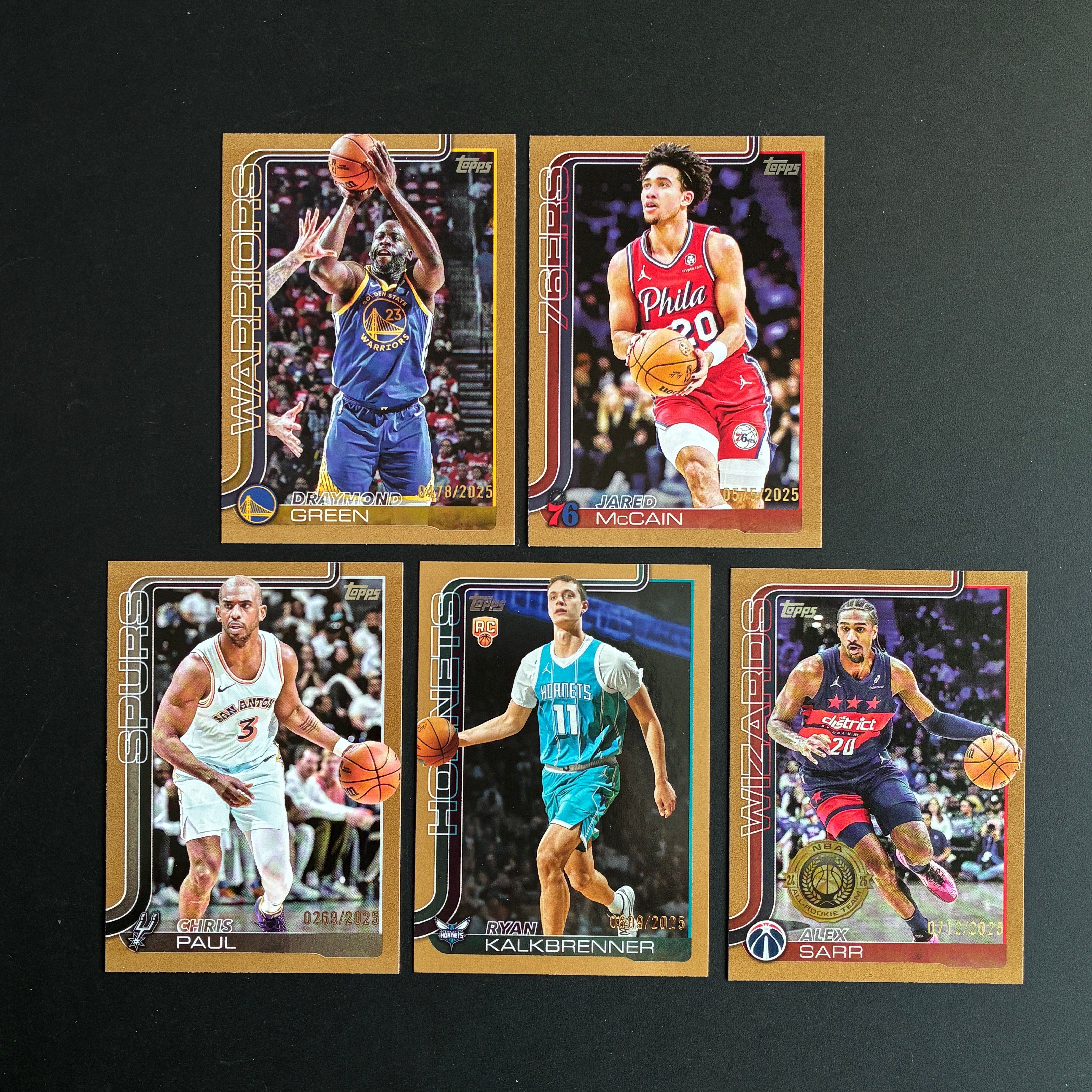 【Jackie杰基】2025 Topps Flagship 卡尔克布伦纳 新秀 ,克里斯保罗 追梦格林 麦凯恩 萨尔 2025编 不保卡品(LZC)