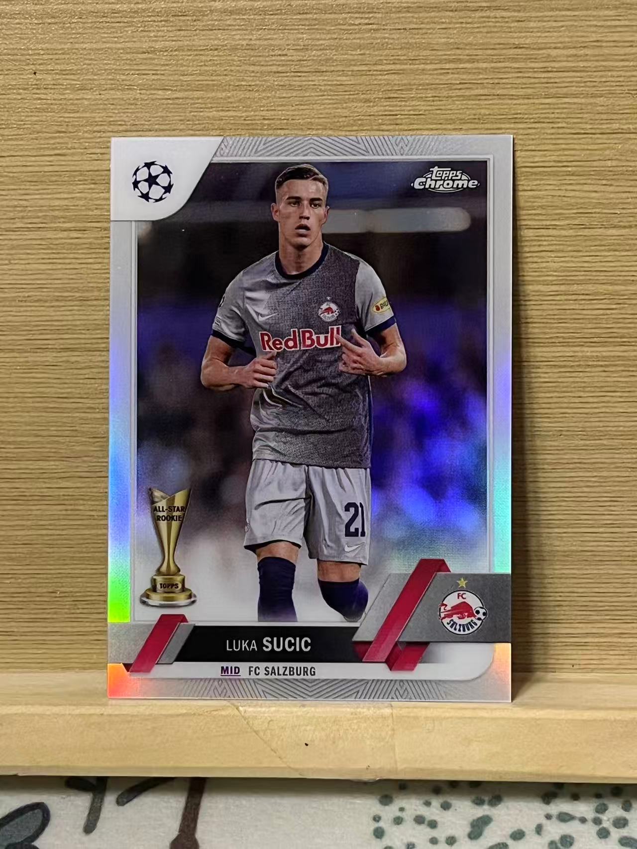 2023 Topps Chrome Luka Sucic 苏契奇 萨尔茨堡红牛 银折 欧冠 卡品如图 实卡精美 收藏必备 A61