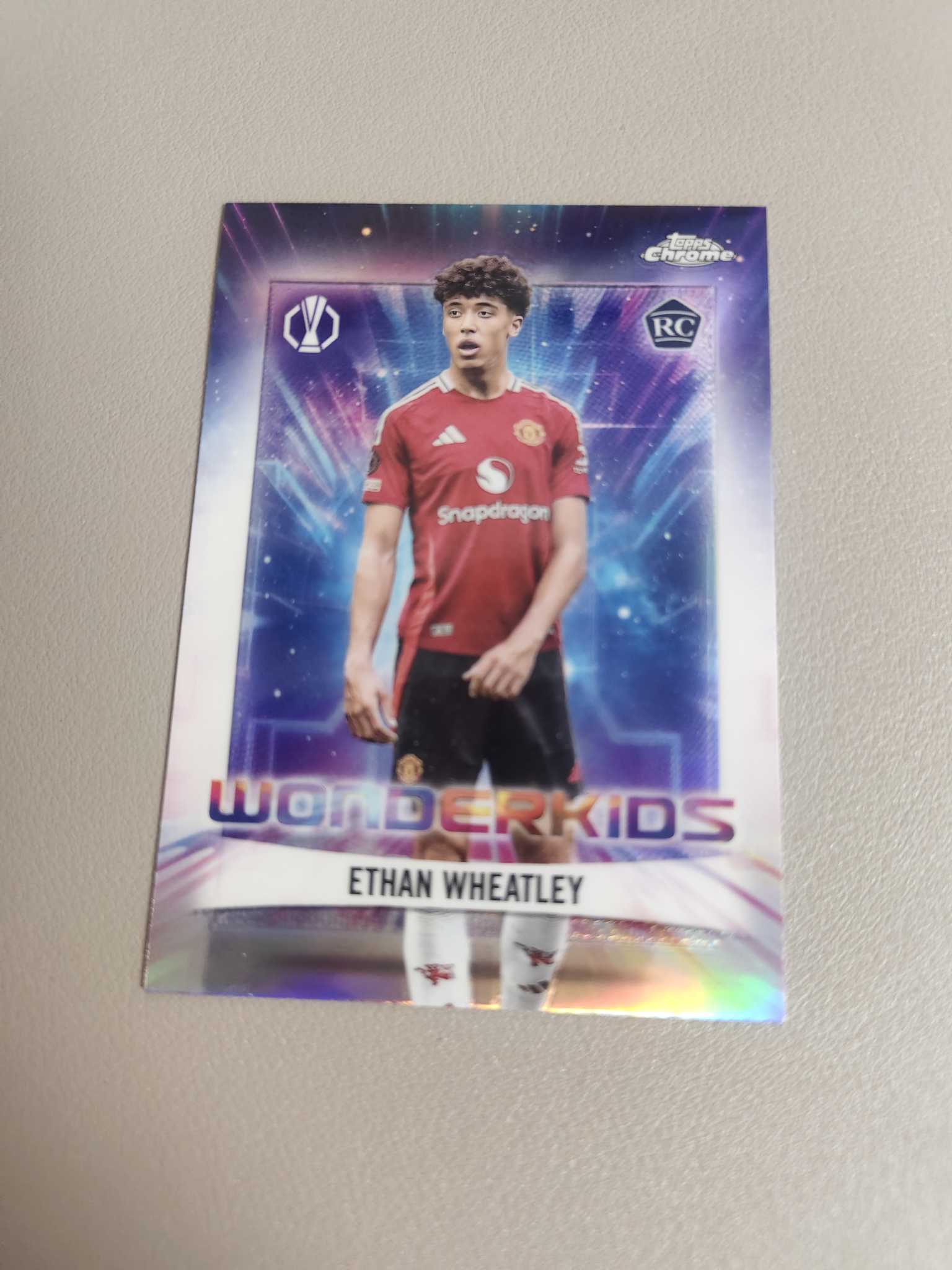 【佩妮拍卖】2025 ToppsChrome 最新欧冠TC ETHAN WHEATLEY RC 伊森 惠特利 新秀 曼联 英格兰 特卡 卡品如图 拍前请阅读描述 霏霏0516