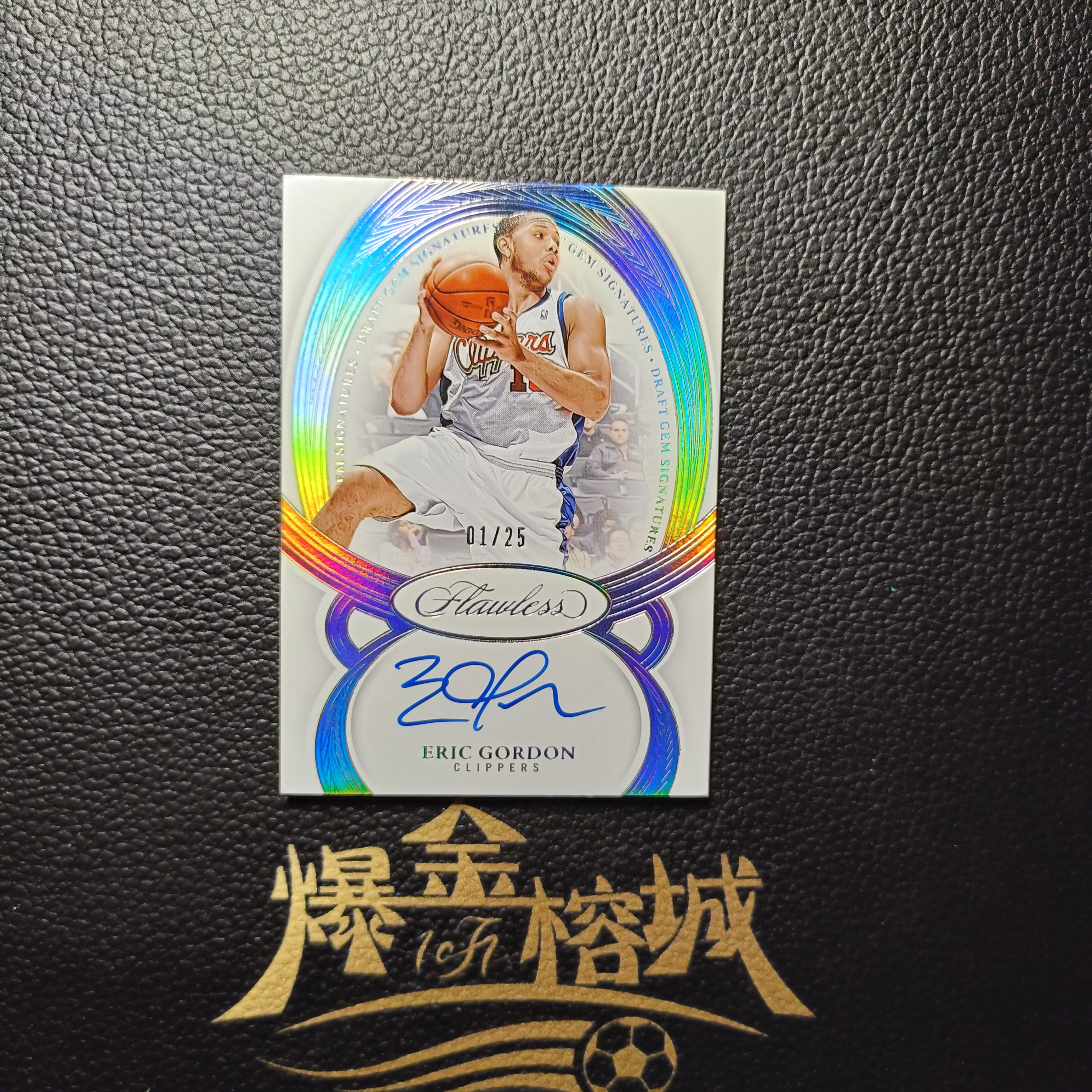 2024-25 【 爆金榕城 】 Panini Flawless Eric Gordon 手提 快船 埃里克 戈登 1/25编 首编 白金闪版 卡签 签字 卡品如图 微瑕 rrrrc