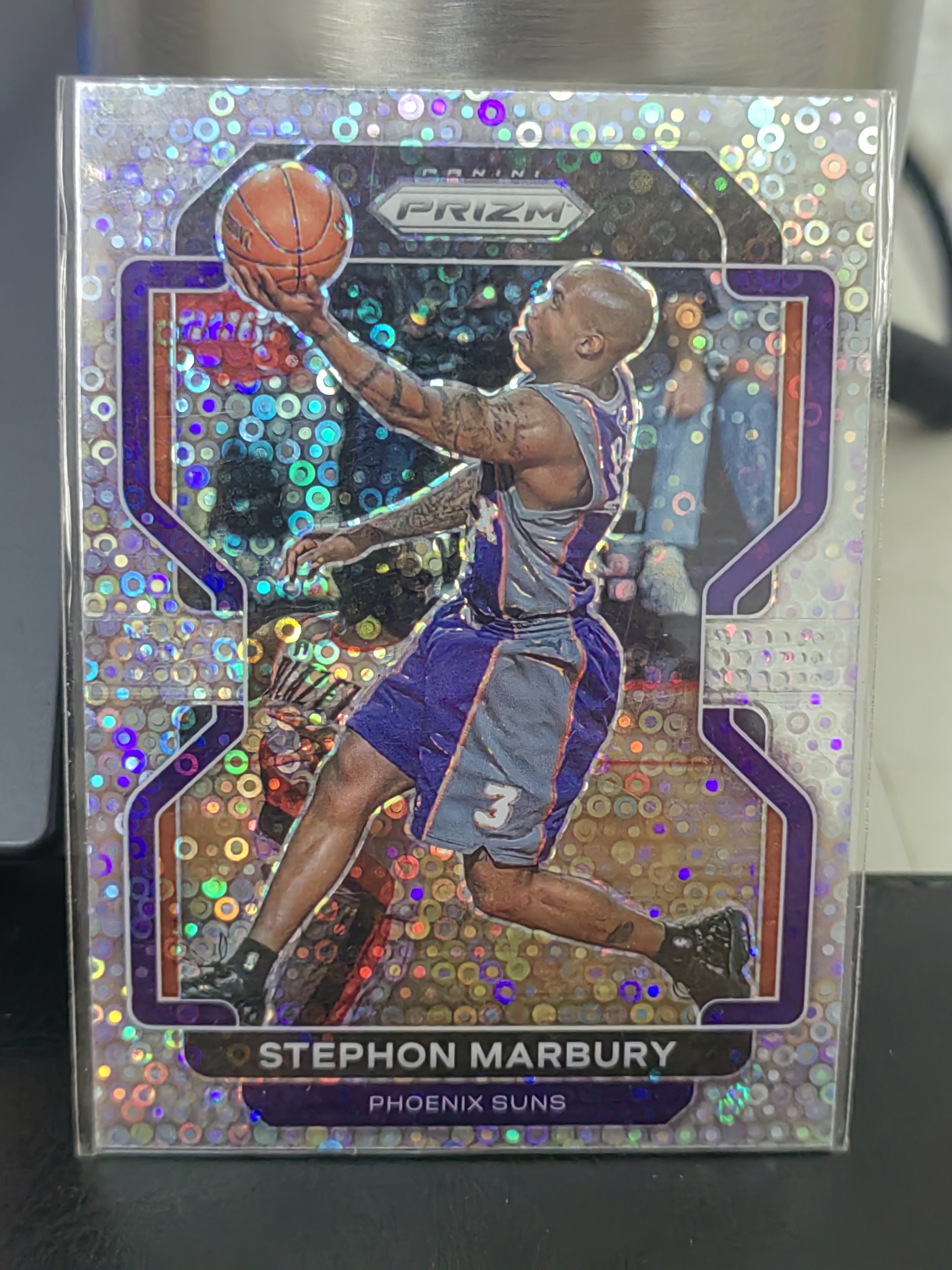 2021-22 Panini PRIZM Stephon Marbury PZ 斯蒂芬马布里 泡泡折 太阳 篮 白边白角 不保卡品 卡品如图