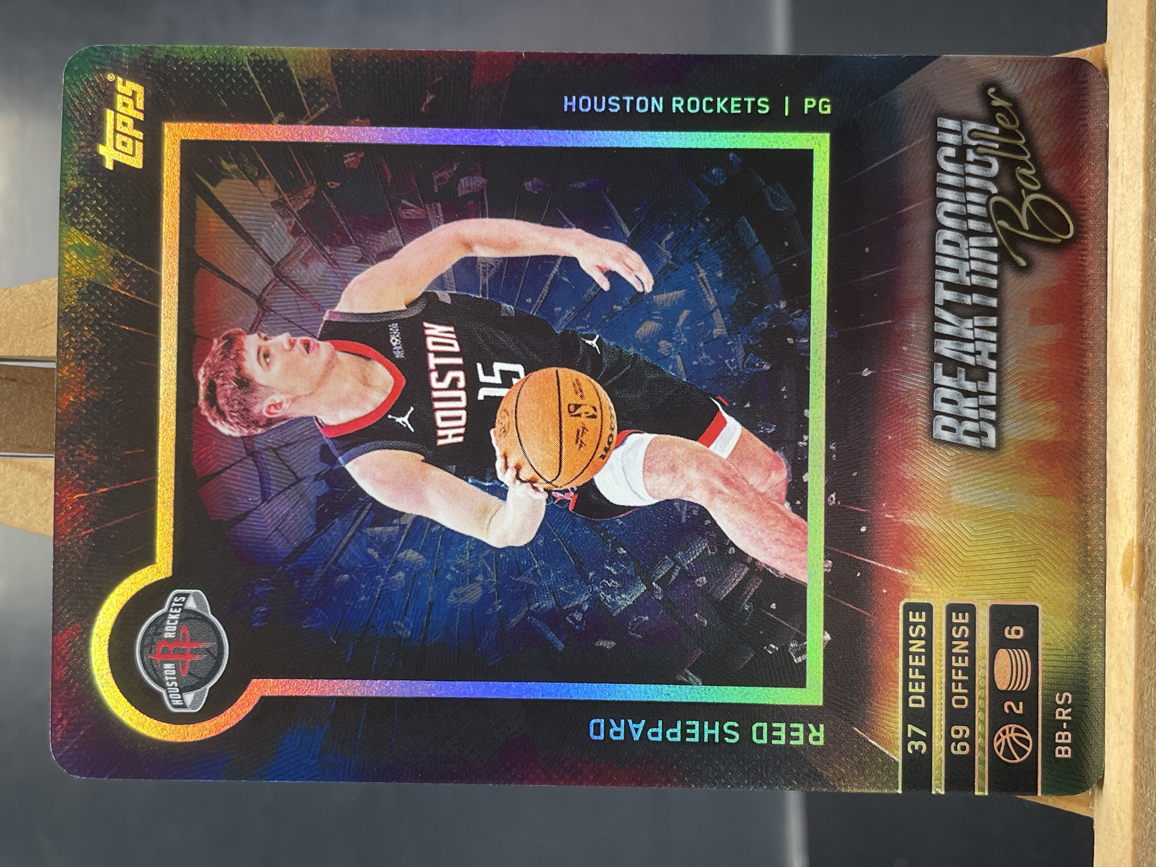 (K7) 2025 TOPPS 折射 里德 谢泼德 火箭 近期大热球星 收藏必备 卡品如图 ! ! !