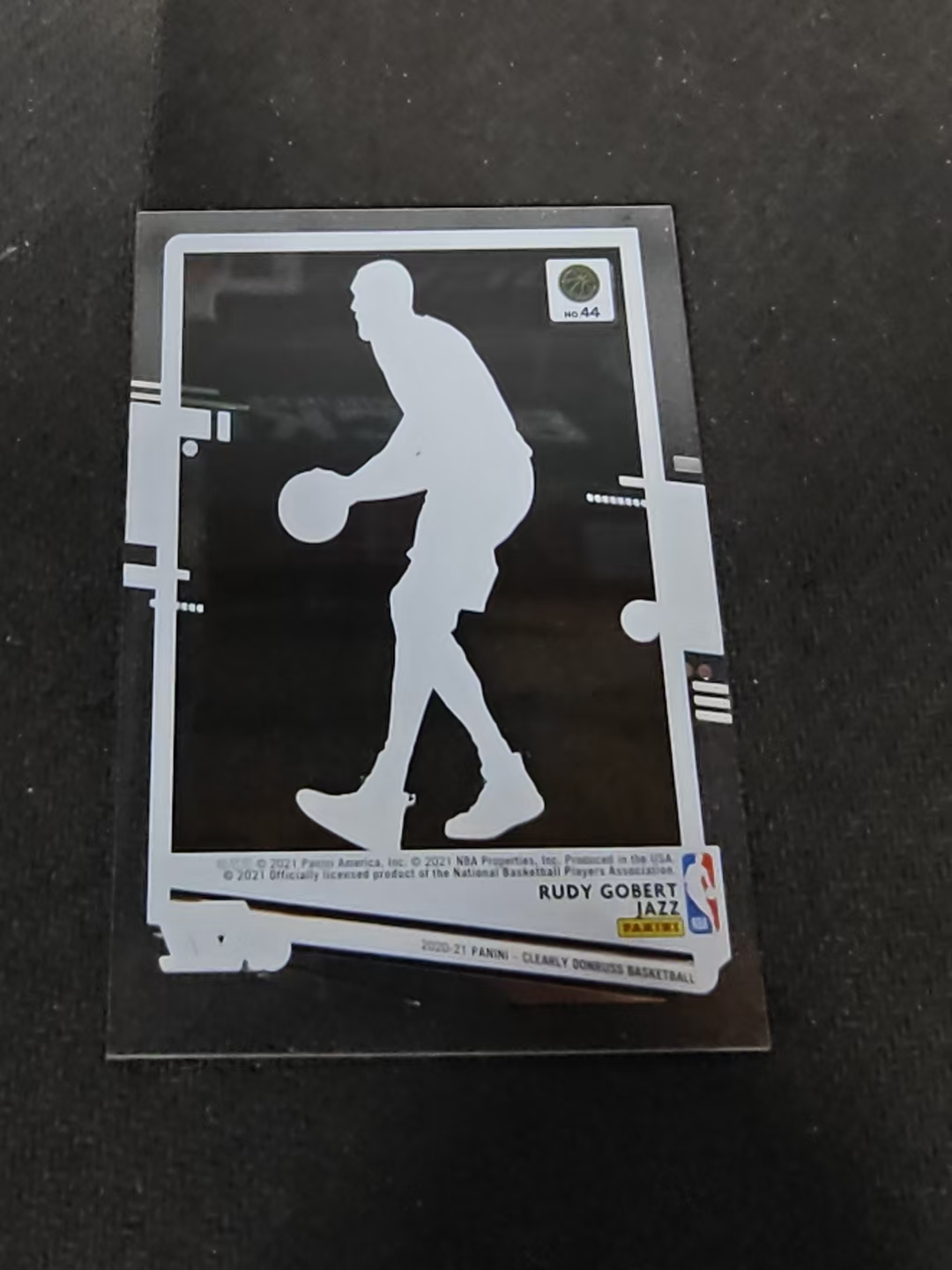 2020-21 Panini Clearly Donruss Rudy Gobert 鲁迪 戈贝尔 爵士 杜蕾斯 胶片 划痕 边角瑕疵 #44