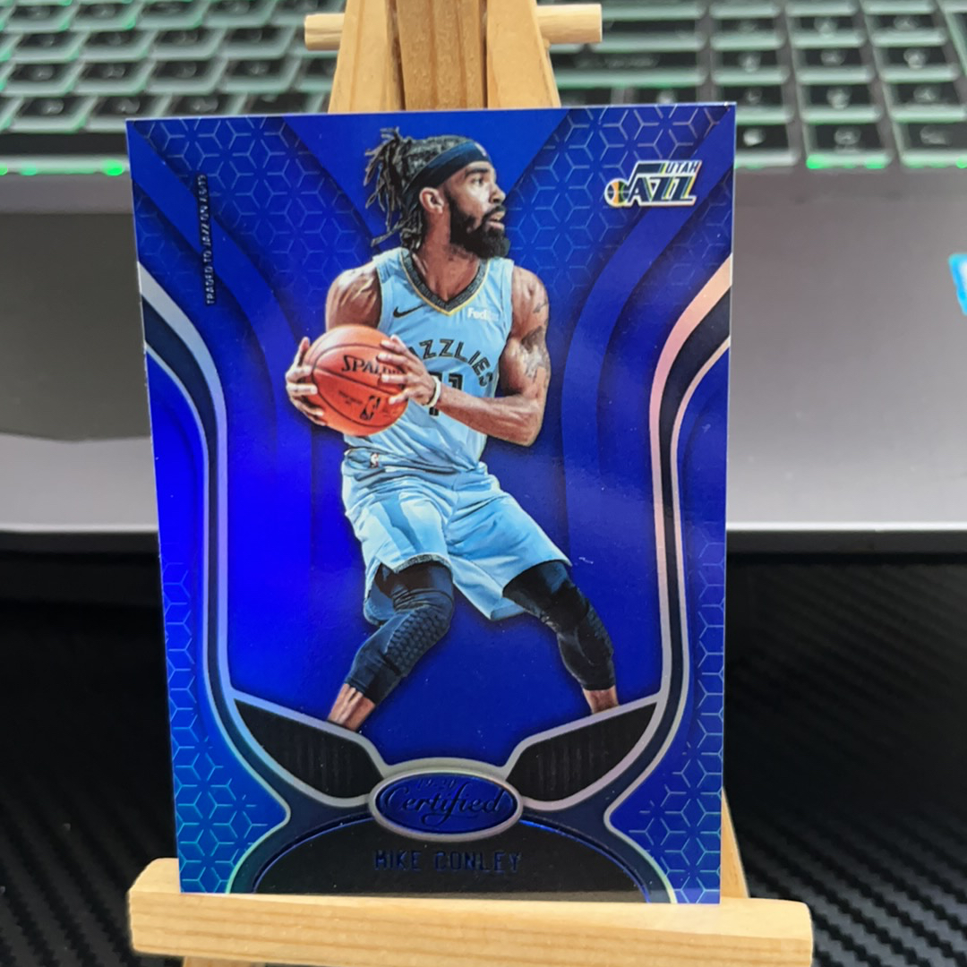 2019-20 Panini Certified Mike Conley 迈克 康利 折射 特卡 卫生巾系列 卡品如图 凑图必备 值得收藏!免费代卖!