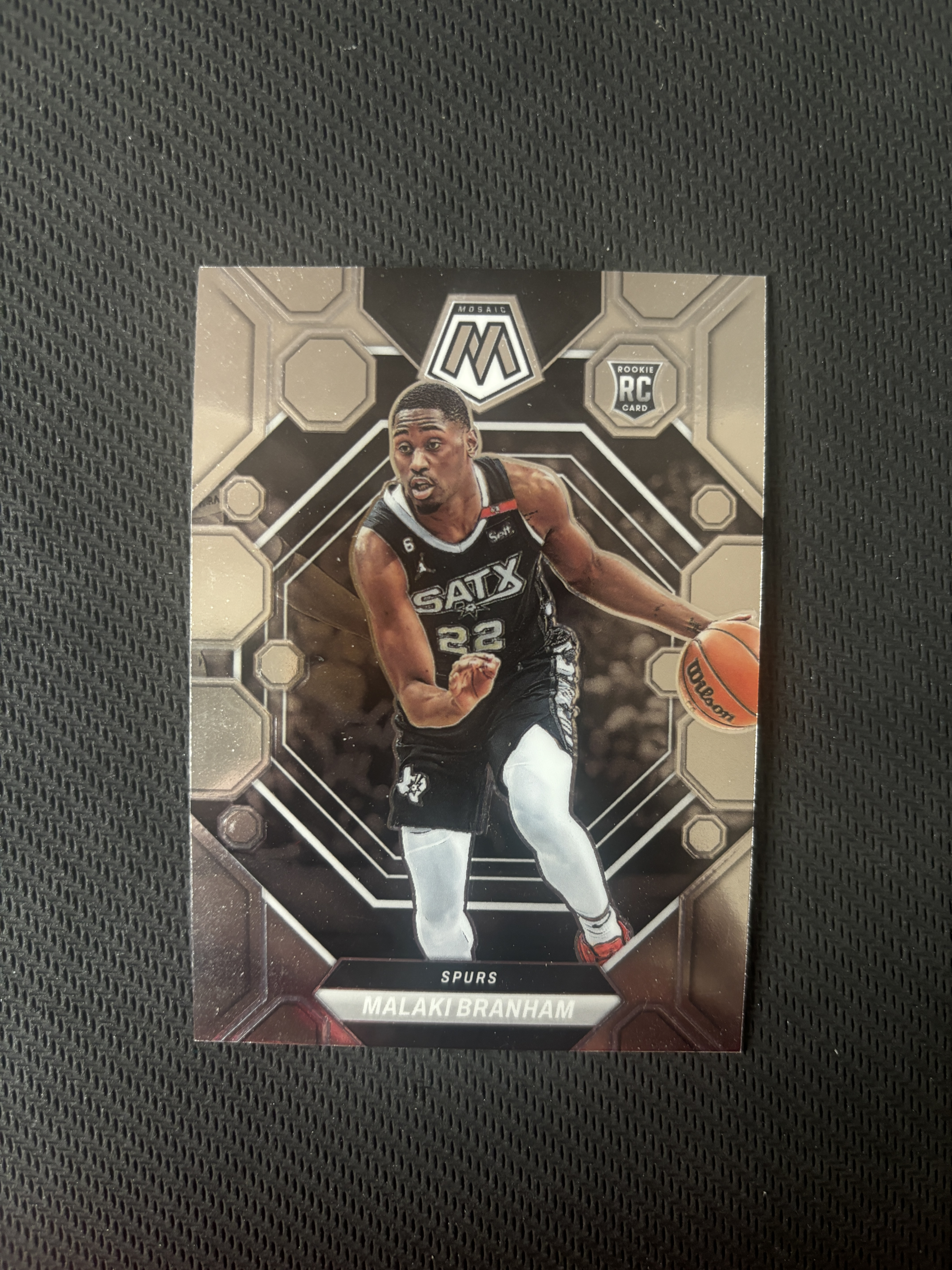2022-23 Panini Mosaic Malaki Branham RC NBA 马赛克 马拉凯 马拉基 布兰纳姆 马刺 新秀 base 凑套必备 专收 卡品见图 22年20顺位 22岁