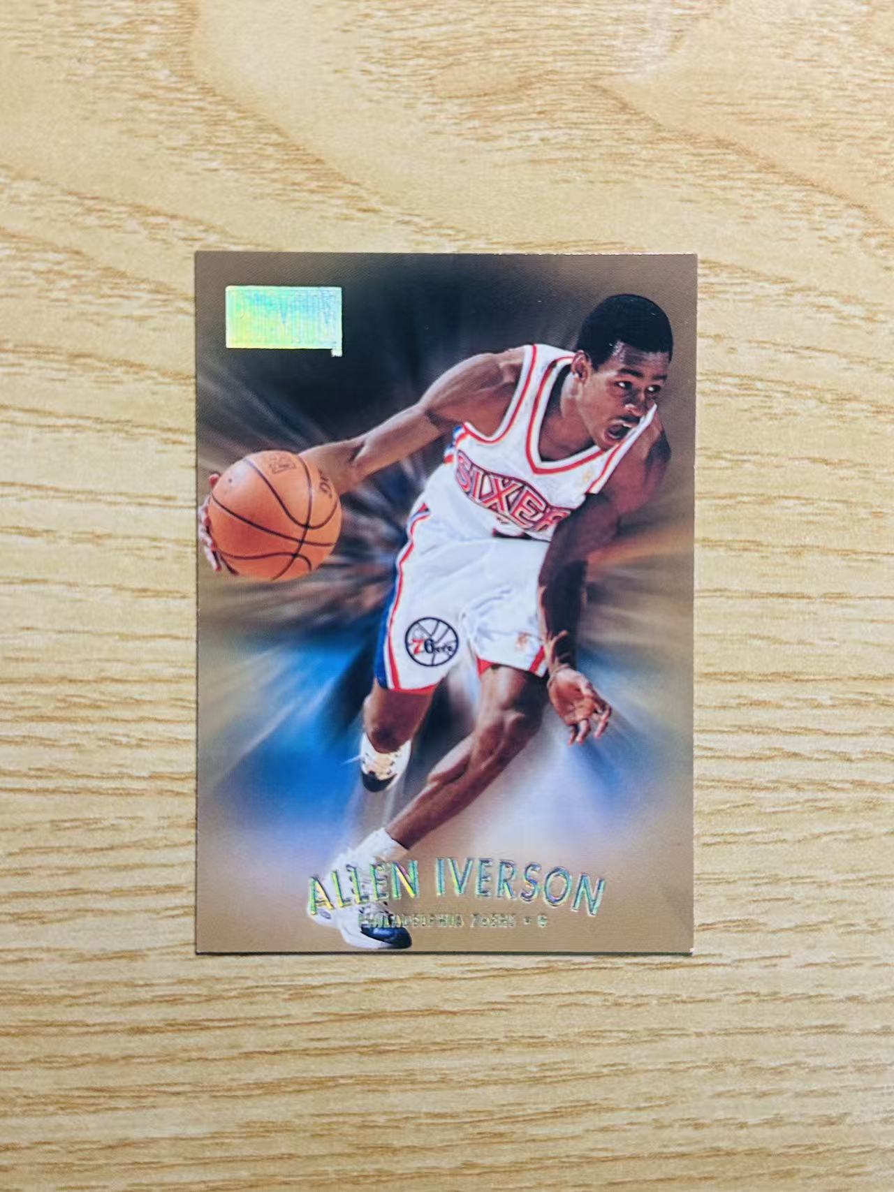 1997 SkyBox nba Allen Iverson 嘿嘿代卖 阿伦 艾弗森 亮面 费城76人 AI 答案 收藏必备