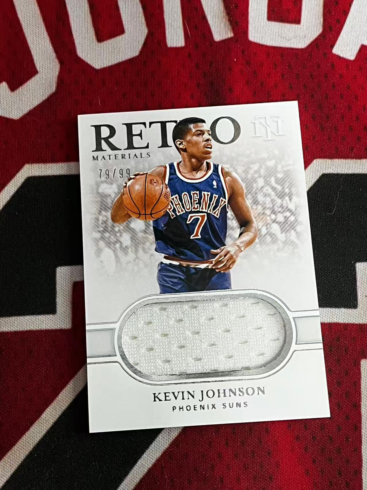 【接寄拍】2019-20 PANINI NATIONAL 国宝高端系列 太阳名宿 凯文约翰逊 99编 GU 亲穿落场球衣物料切割 衣料实物卡 专收凑套必备【烂臭嘴拍卖】