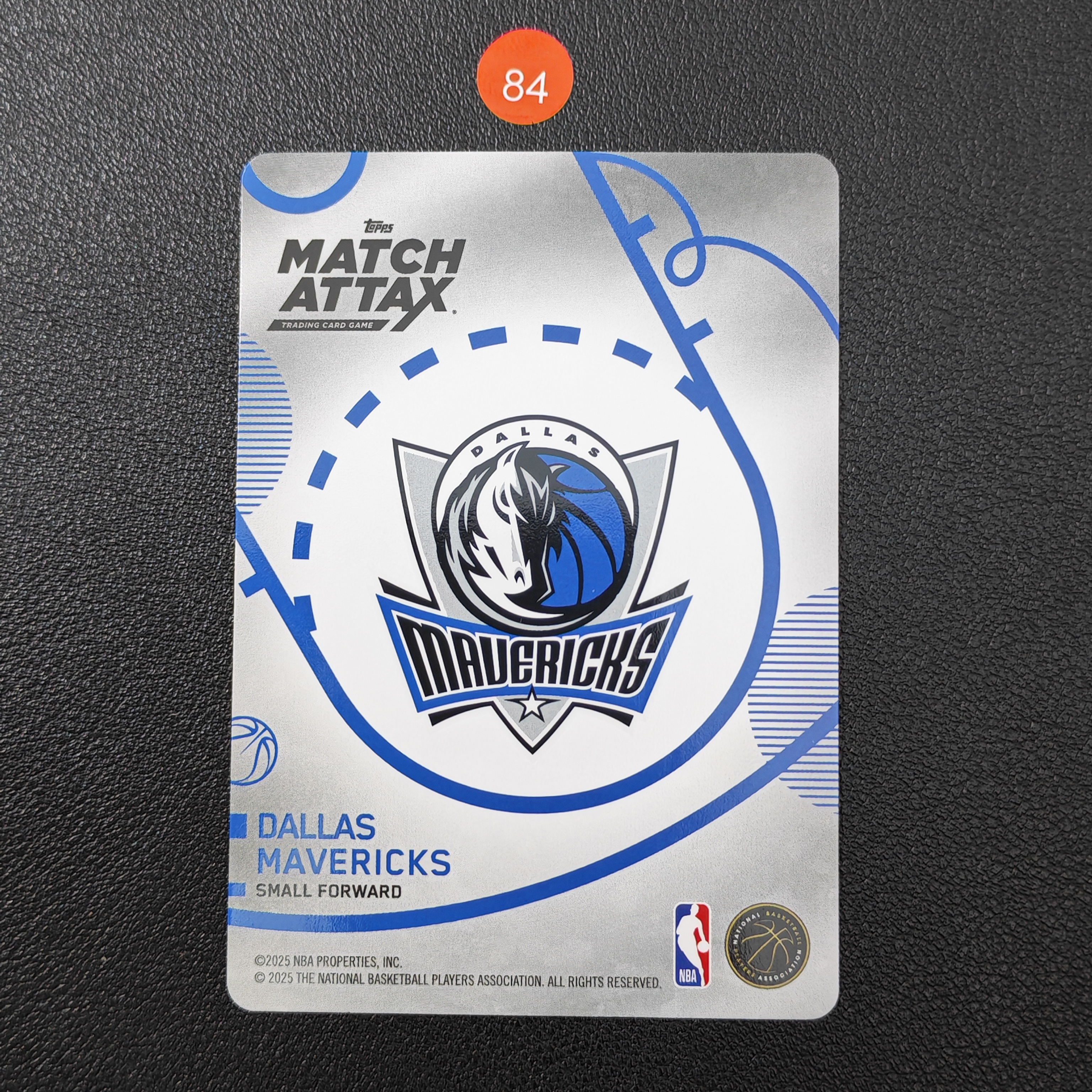 【鹰歌拍卖】库珀·弗拉格 Flagg 独行侠 银折 BreakthroughBaller特卡 |2025 Topps Match Attax 美国之子 未来可期 凑套必备 不保卡品#momo
