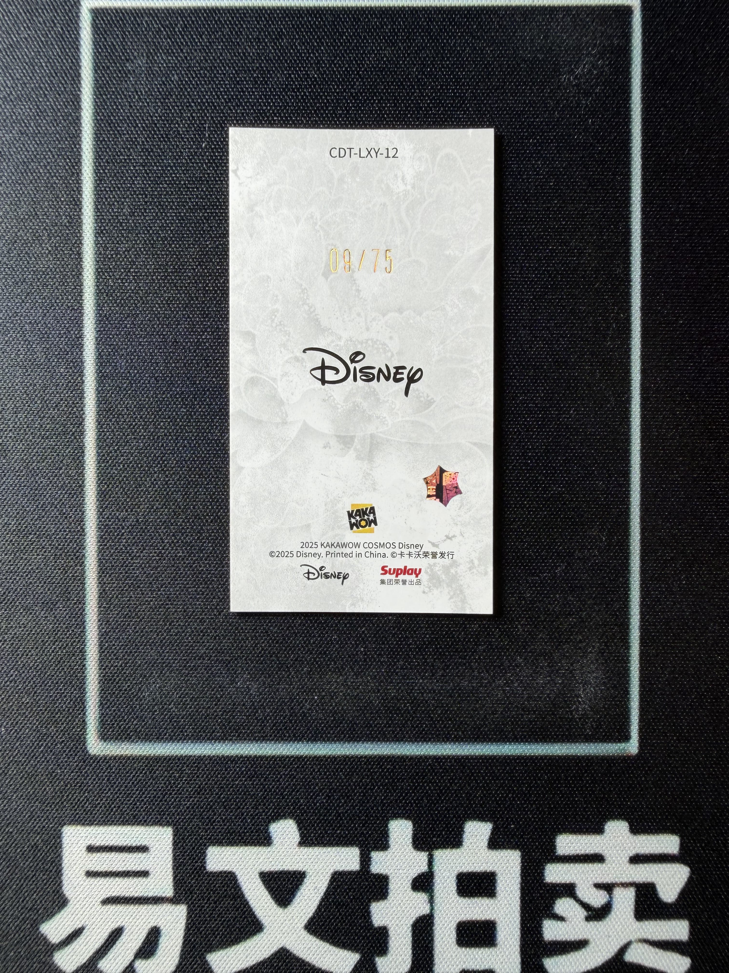 【易文拍卖 超级回款】2025 Kakawo Disney Cosmos 卡卡沃 迪士尼 CDT-LXY-12 SNOW WHITE 白雪公主 75编 Lucky Mini #小昕