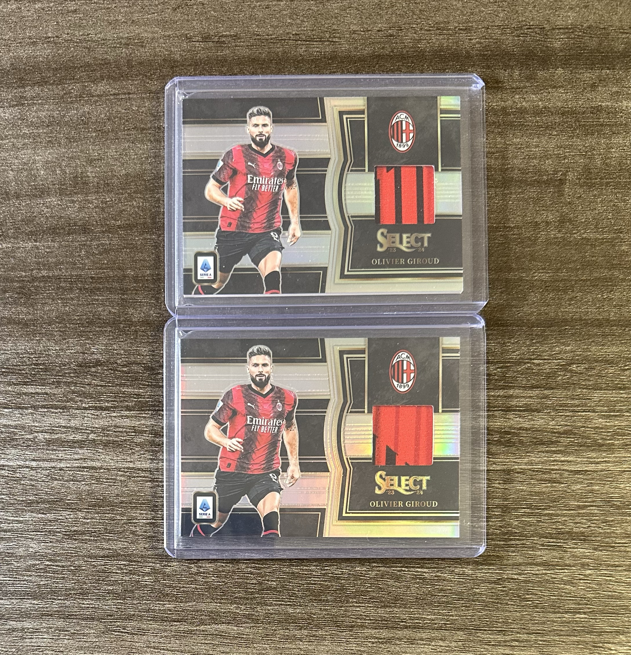 【1024拍卖】LOT 2024-25 Select Serie A Jersey 意甲 球衣实物 Olivier Giroud 吉鲁 AC米兰 瑕疵如图 Lcc