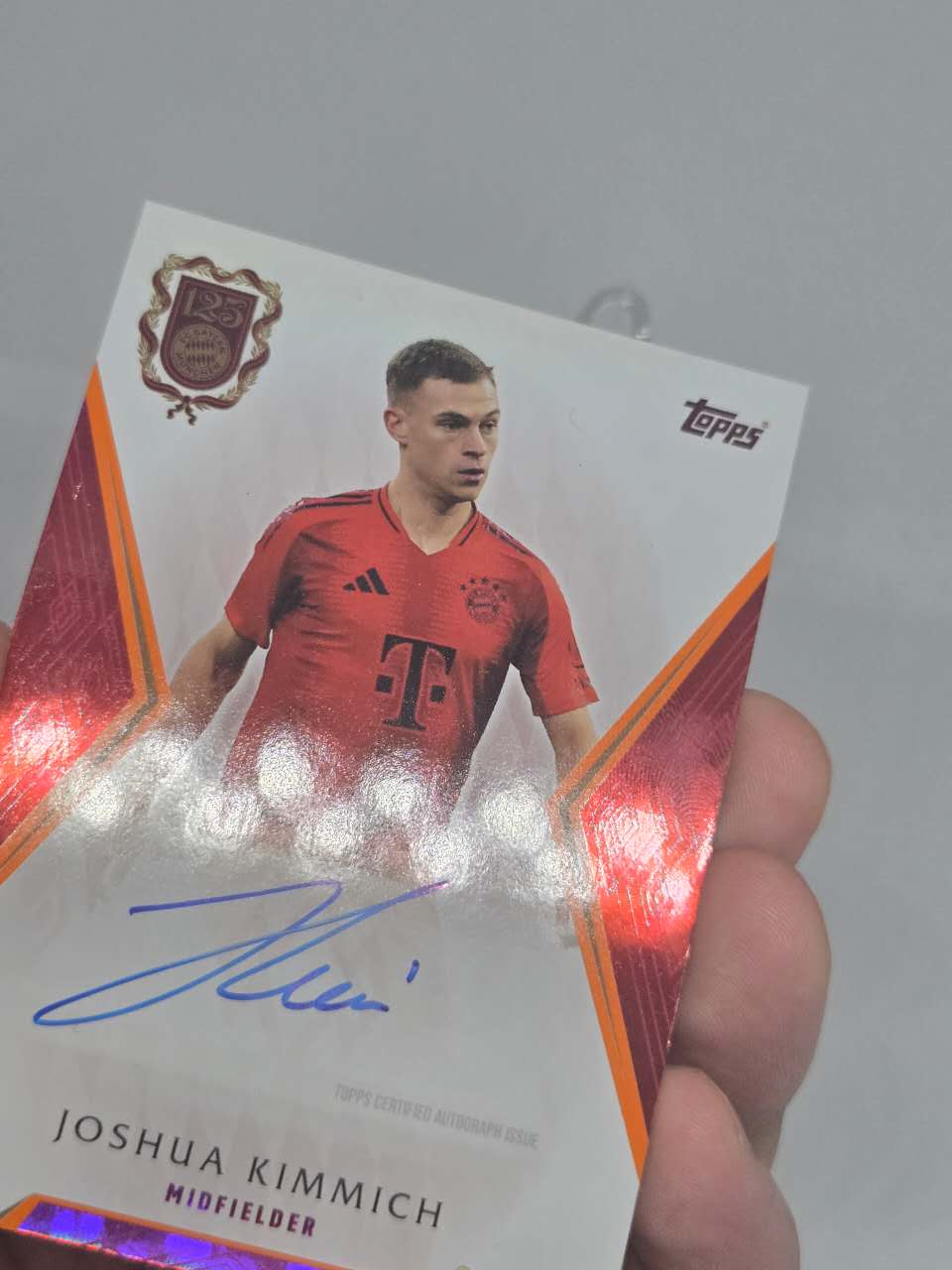 2025 Topps Bayern Joshua Kimmich 拜仁125周年队盒 基米希 签字 卡签 20/33编 卡品如图