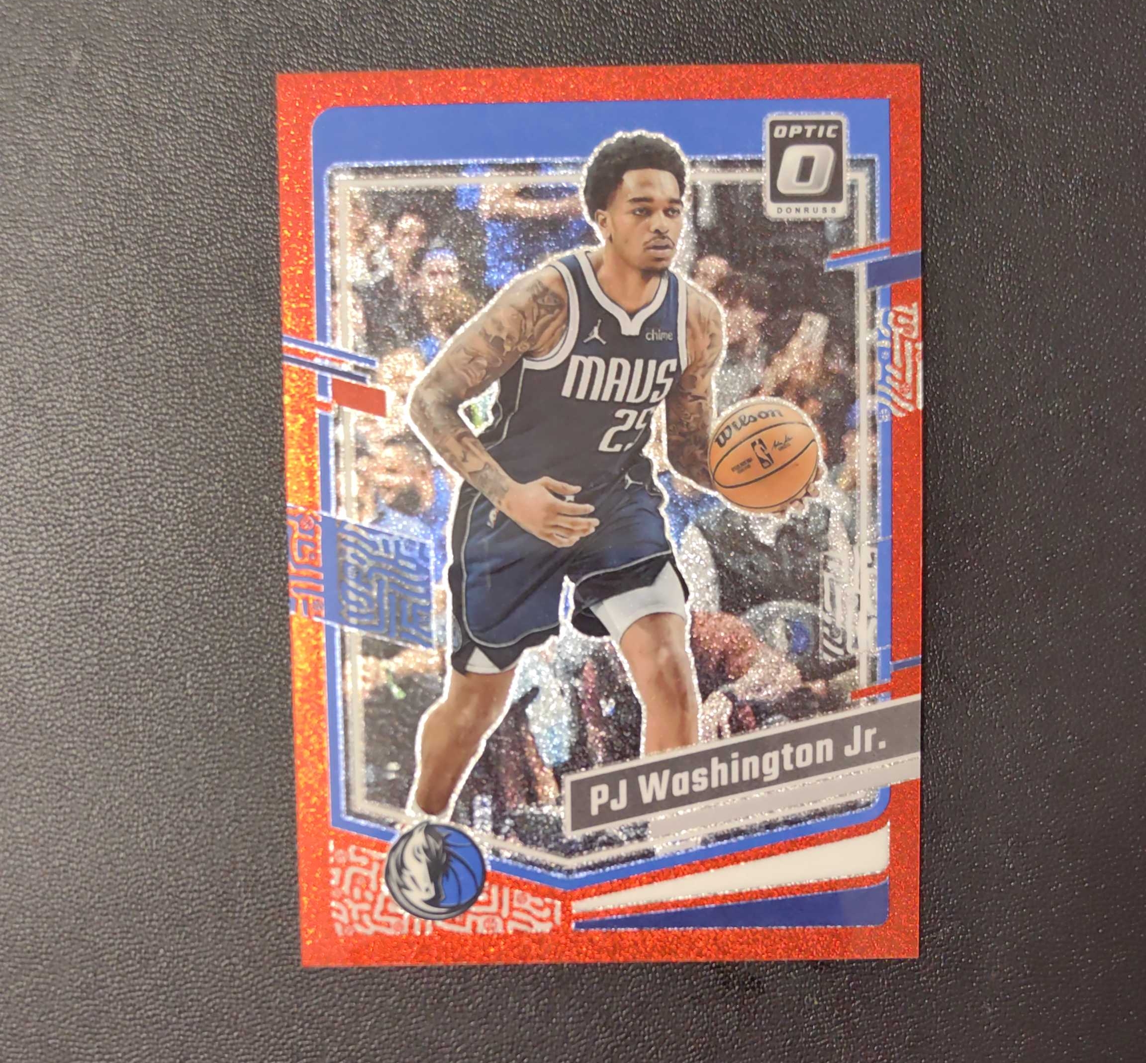 2023-24 Panini Donruss Optic P.J. Washington Jr 杜蕾斯OP PJ 华盛顿 独行侠 75编 红碎闪折 东契奇 sga 库里 文班亚马 詹姆斯