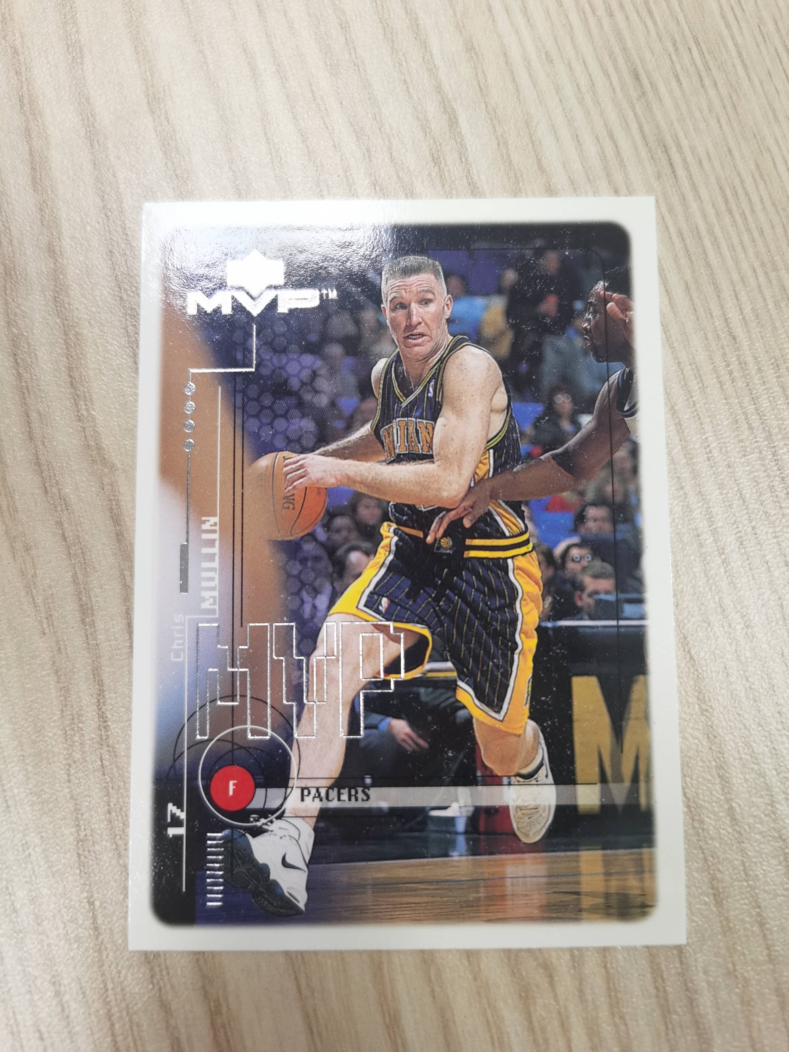1999-00 Upper Deck MVP Chris Mullin 1999-00 克里斯-穆林 UD mvp 银标 上帝的左手 5届全明星 1次最佳阵容 2届奥运金牌 名人堂 球衣退役 步行者
