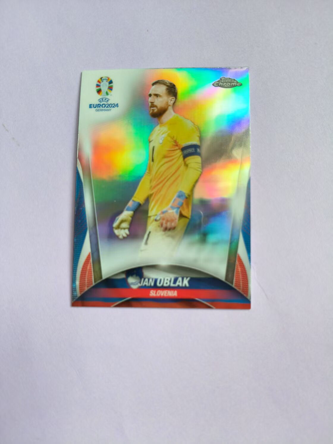 2024 Topps Chrome Jan Oblak topps chrome 欧洲杯 银折 斯洛文尼亚 奥布拉克
