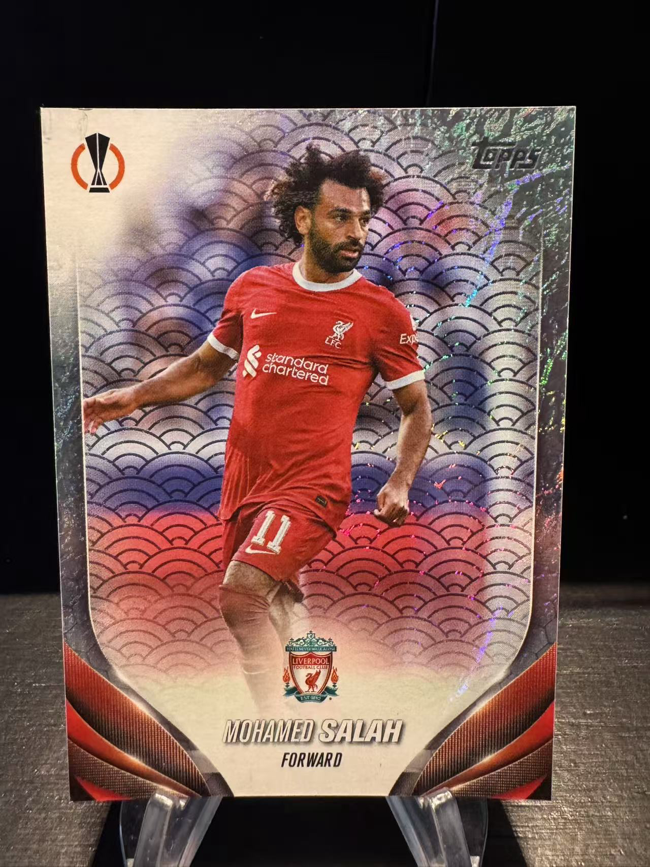 龖2023-24 Topps Jade Edition UCC Mohamed Salah 萨拉赫 法老 08/99编 白玉折 折射 利物浦 埃及 碧玉 欧战 卡品如图 MJ002D