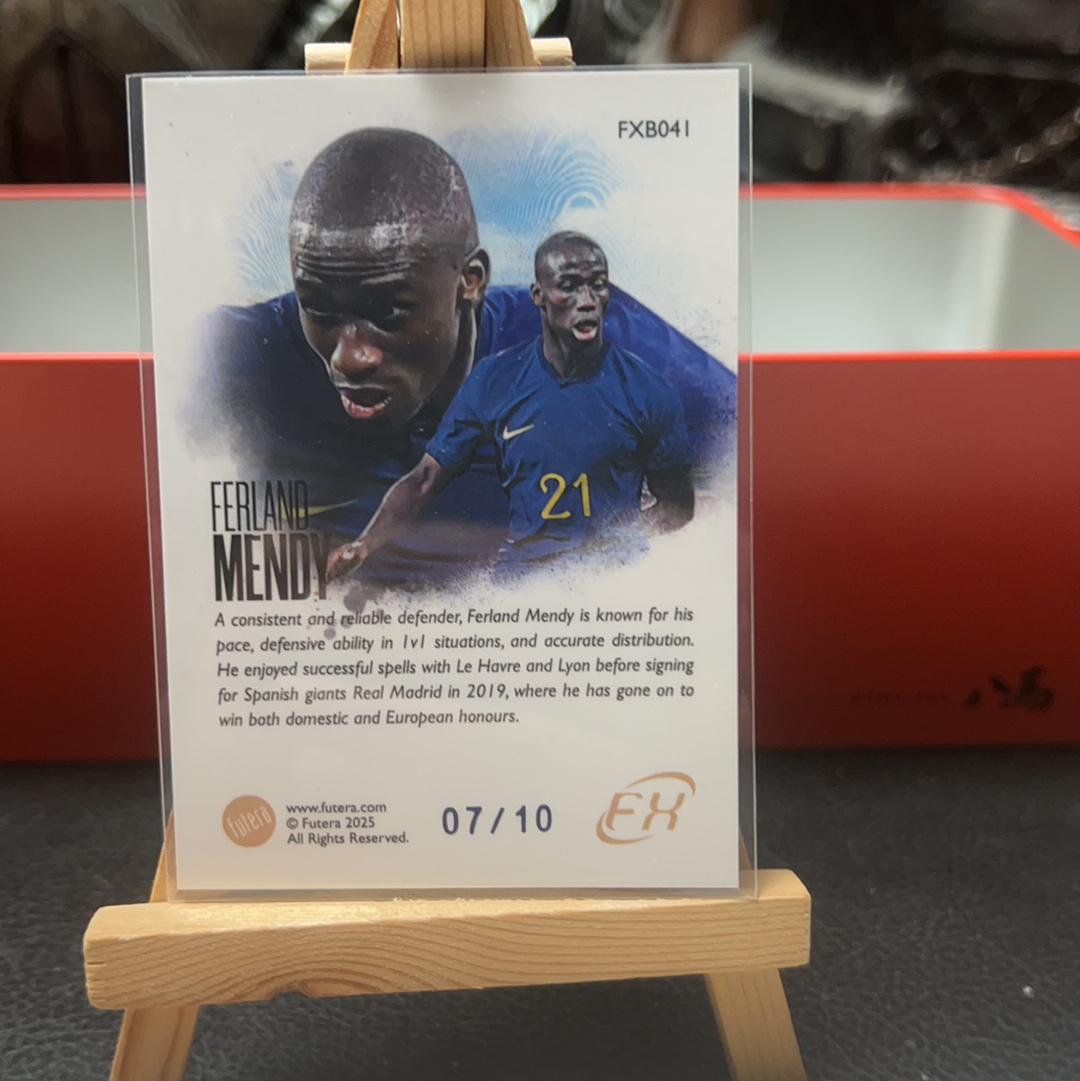 【SY代卖sy0500-可累积-瑕疵看图】2025 Futera Ferland Mendy 福特拉 门迪 法国 10编