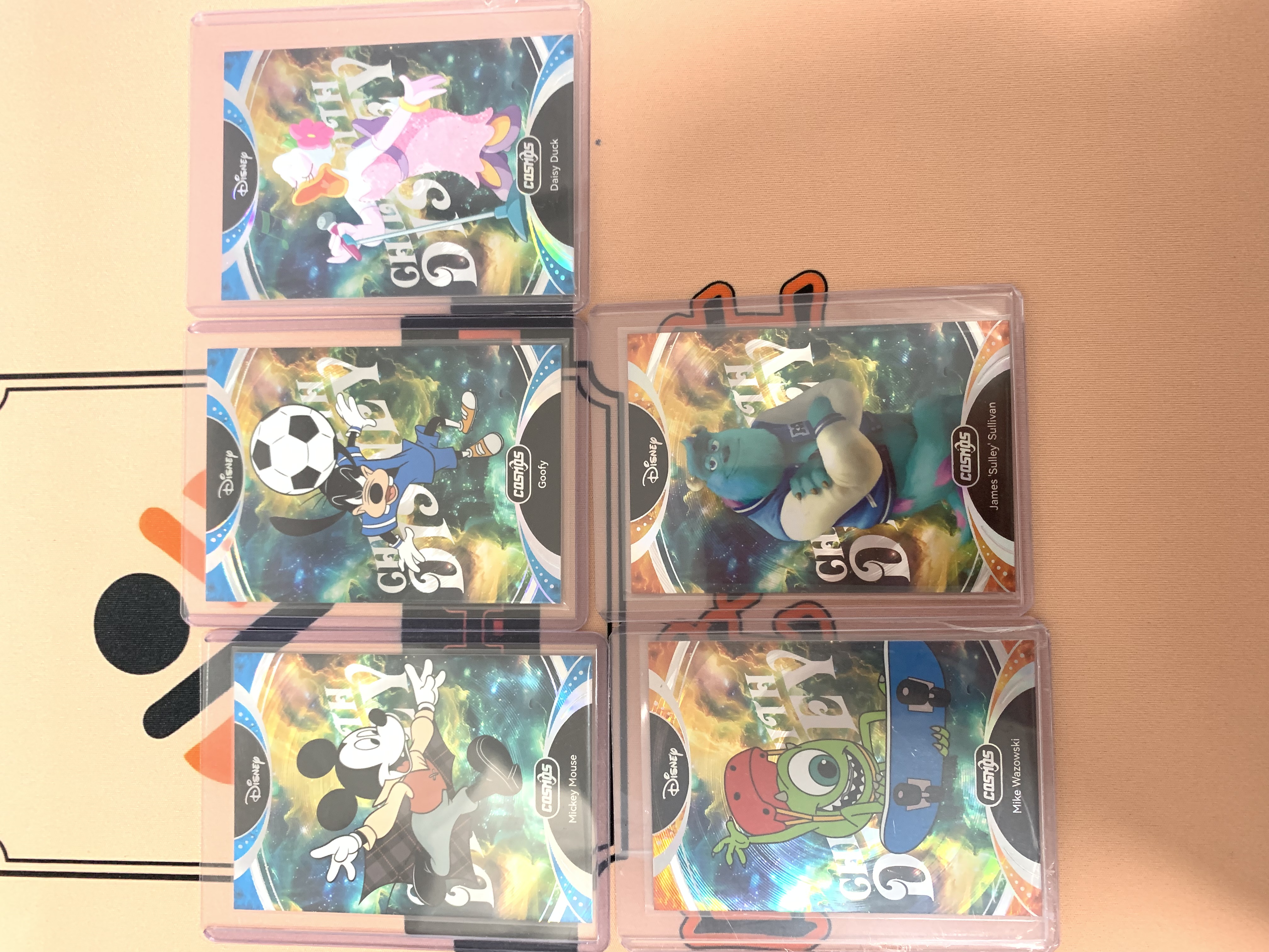 2025 Kakawow Disney 迪士尼cosmos 5张lot chill特卡/188 不重复 签字 关联:米奇 米妮 史迪奇 小熊维尼 乐佩 艾莎 贝儿 爱丽儿 topps