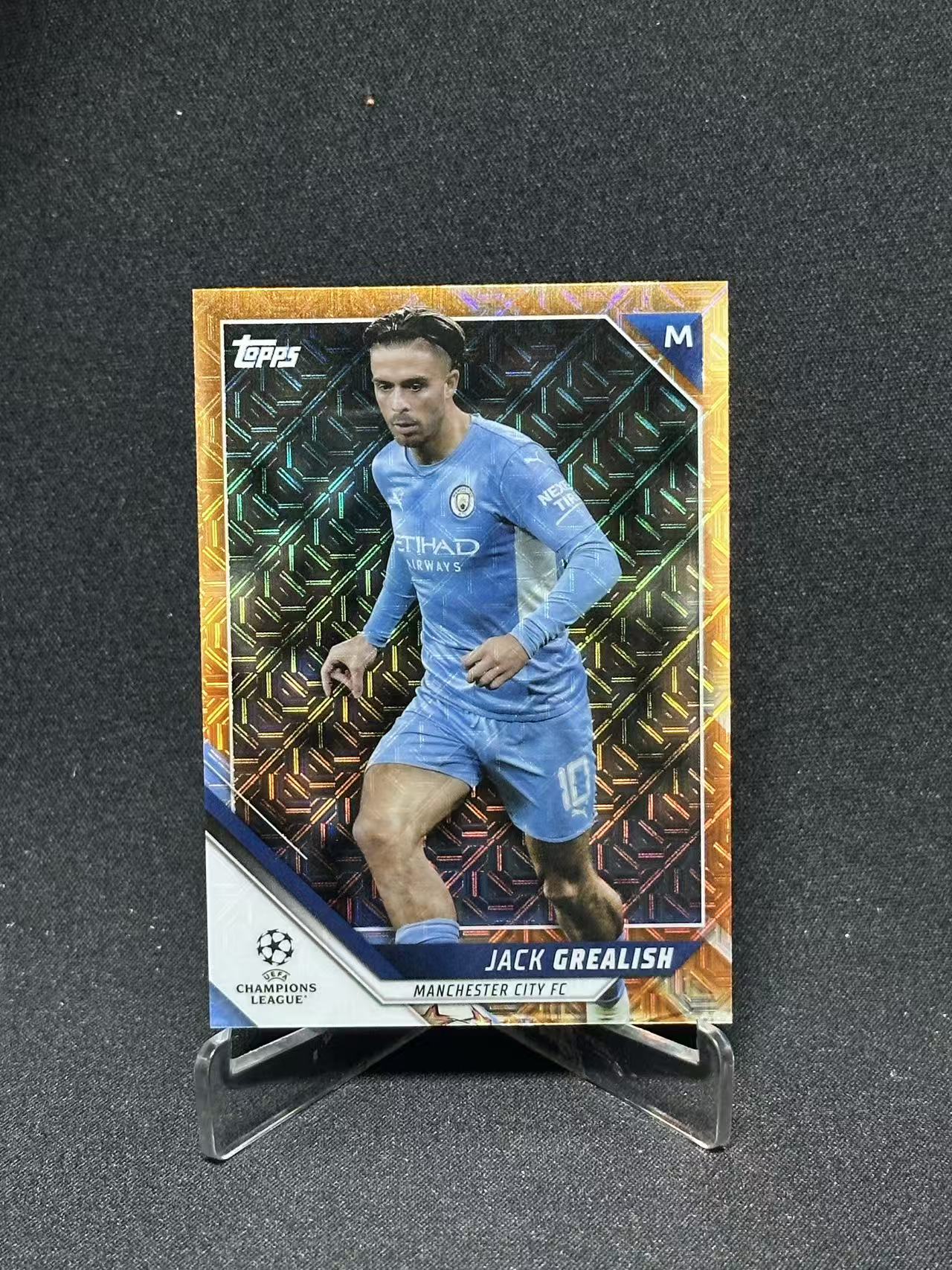 2022 Topps UEFA Champions League Jack Grealish 【哆哆卡社】杰克·格里利什 25编 低编 曼城欧冠 卡品如图