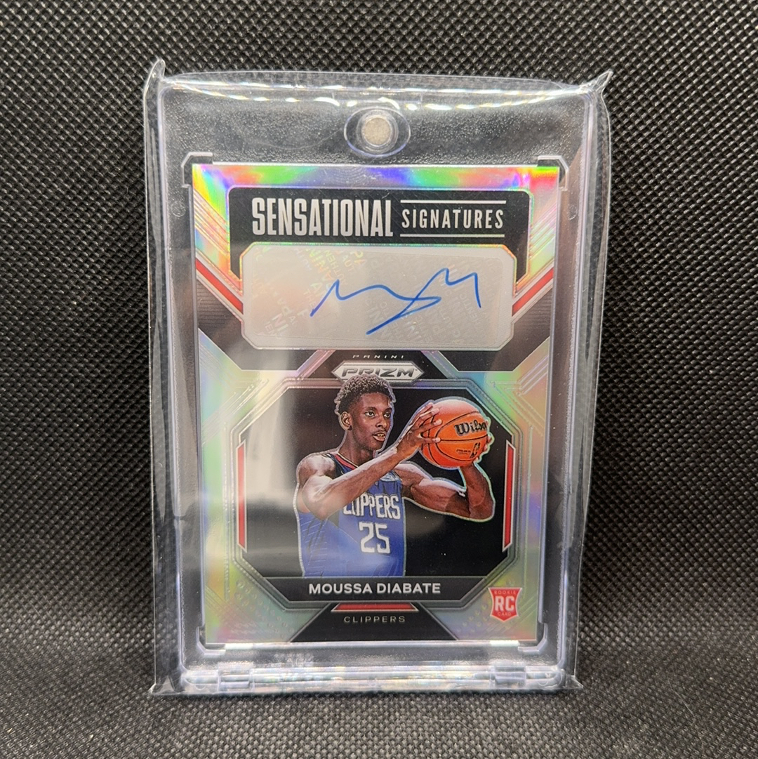 【Roseee代卖】2022-23 Panini Prizm Moussa Diabate RC 快船 穆萨 迪亚巴特 新秀 RC 签字 贴签 jeff