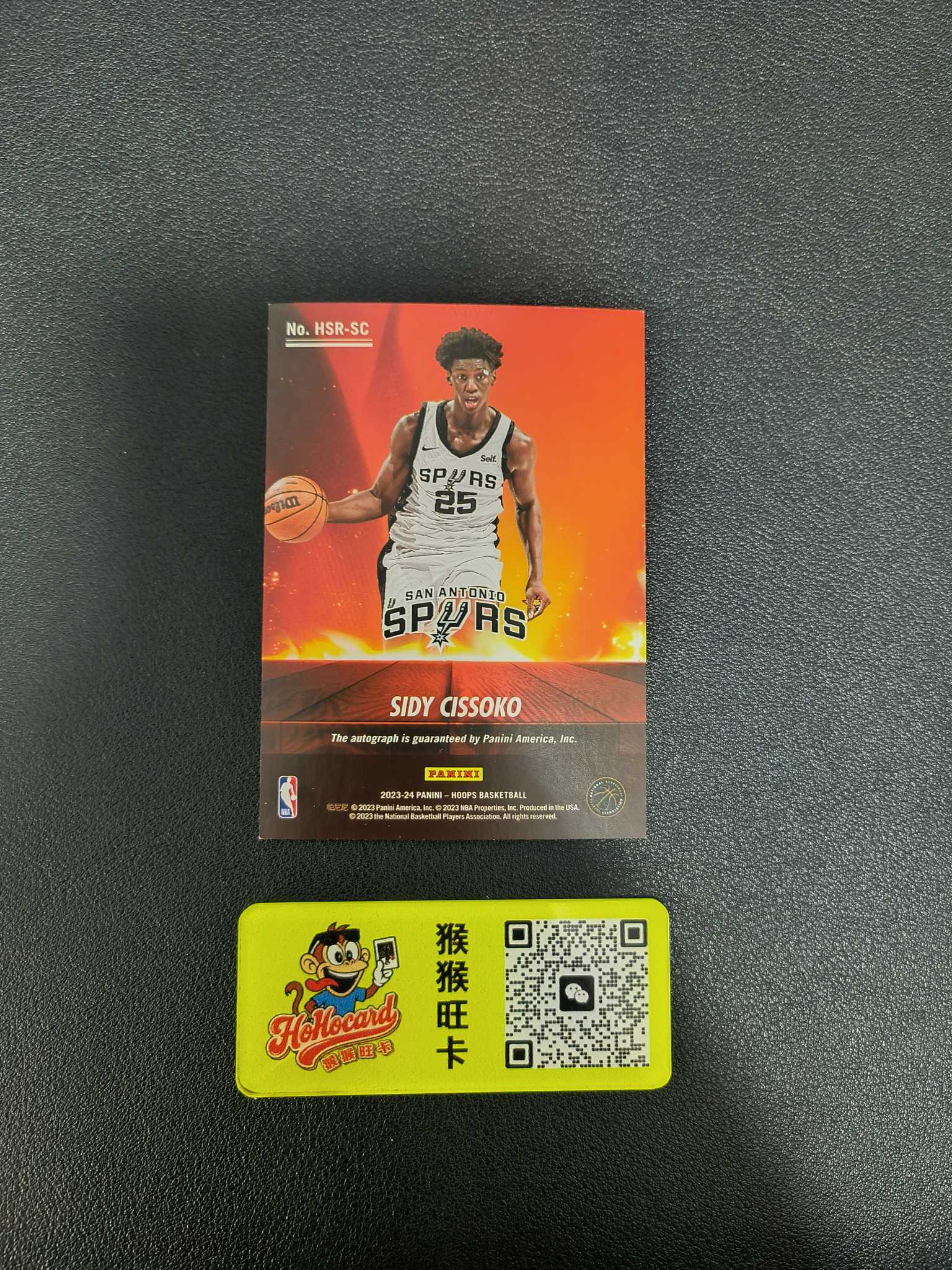 2023-24 Panini NBA Hoops Sidy Cissoko RC 【猴猴旺卡】hoops 马刺 西帝西索科 hot签 贴签 卡品如图 接代拍 8b【龙】
