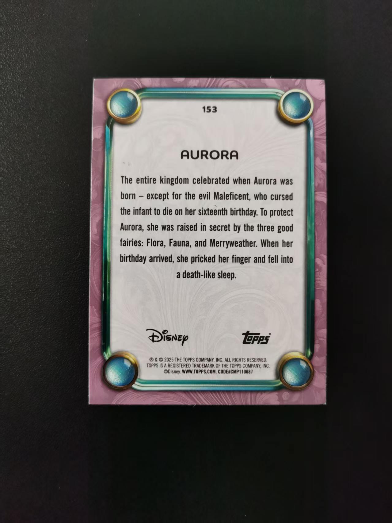 2026 Topps × Disney AURORA 奥罗拉 迪士尼联名收藏 收藏凑套 瑕疵如图 免费代拍XS21