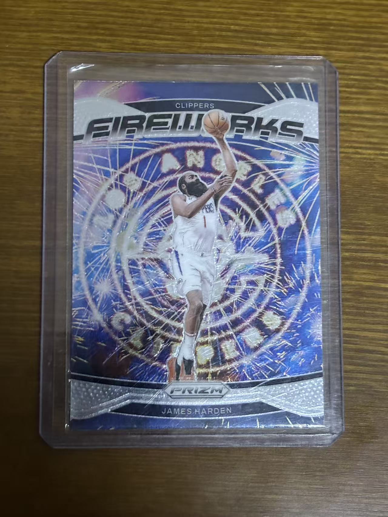 2024-25 Panini prizm James Harden 【磊子球星卡】 快船 哈登 FIRE WORKS 烟花 特卡 卡品如图 介意勿拍