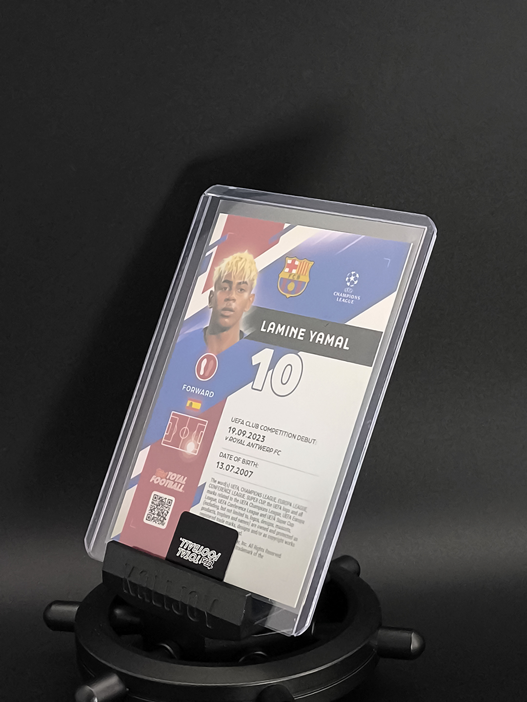 2025-26 Topps Total Football Lamine Yamal 拉明・亚马尔 亚马尔 巴塞罗那 巴萨 西班牙 30/75 编 TTF 原封卡夹