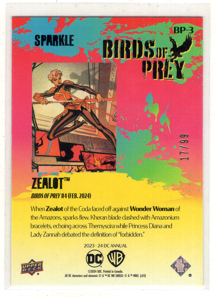 【来拆波卡】2024 Upper Deck Annual 年鉴 Zealot 狂热者 泰坦特卡 碎点折 99编 zhang