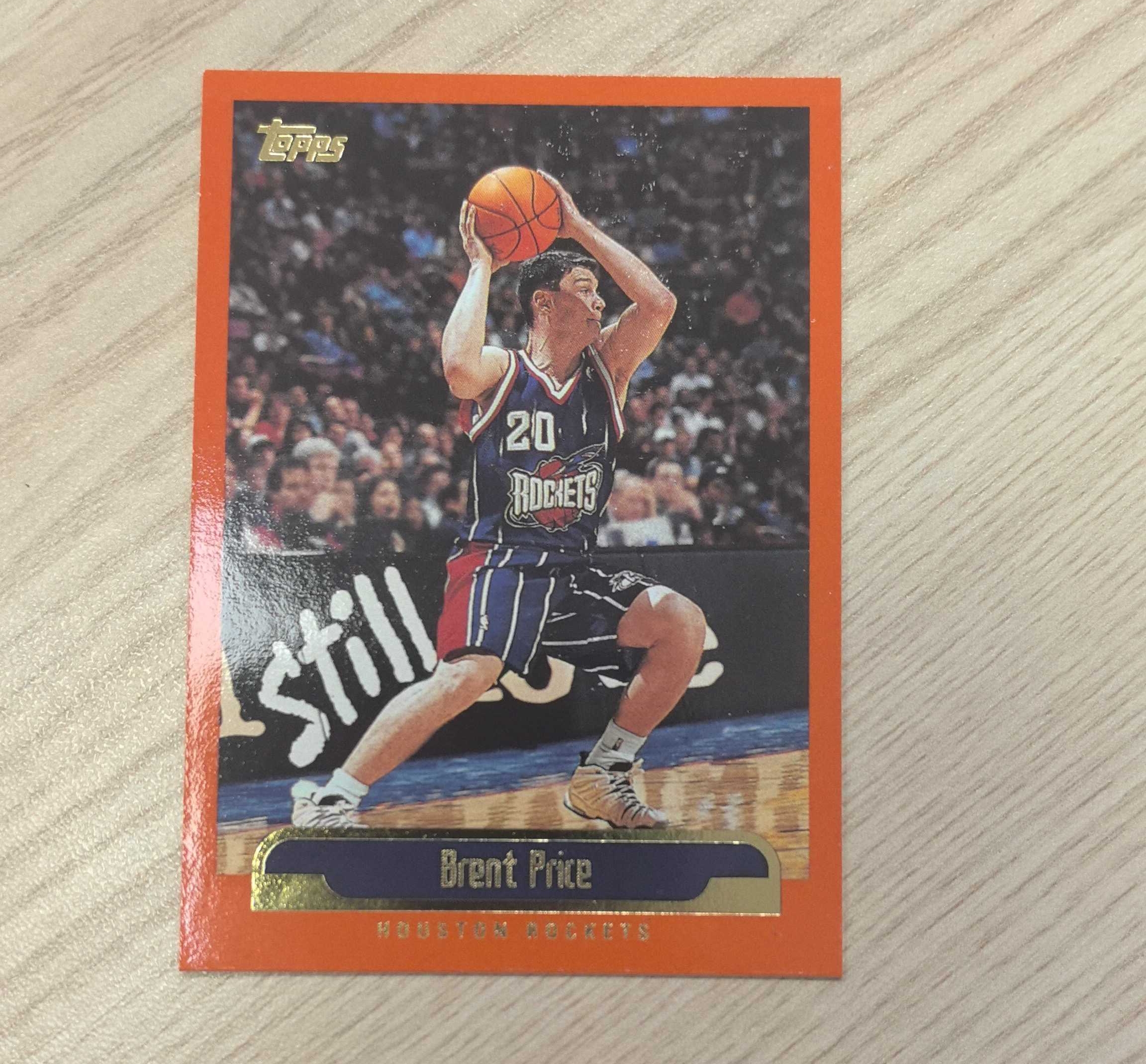 1999-00 Topps Base Brent Price 布伦特·普莱斯 先后效力于子弹(奇才)、火箭、灰熊和国王 硬通货 极具收藏价值