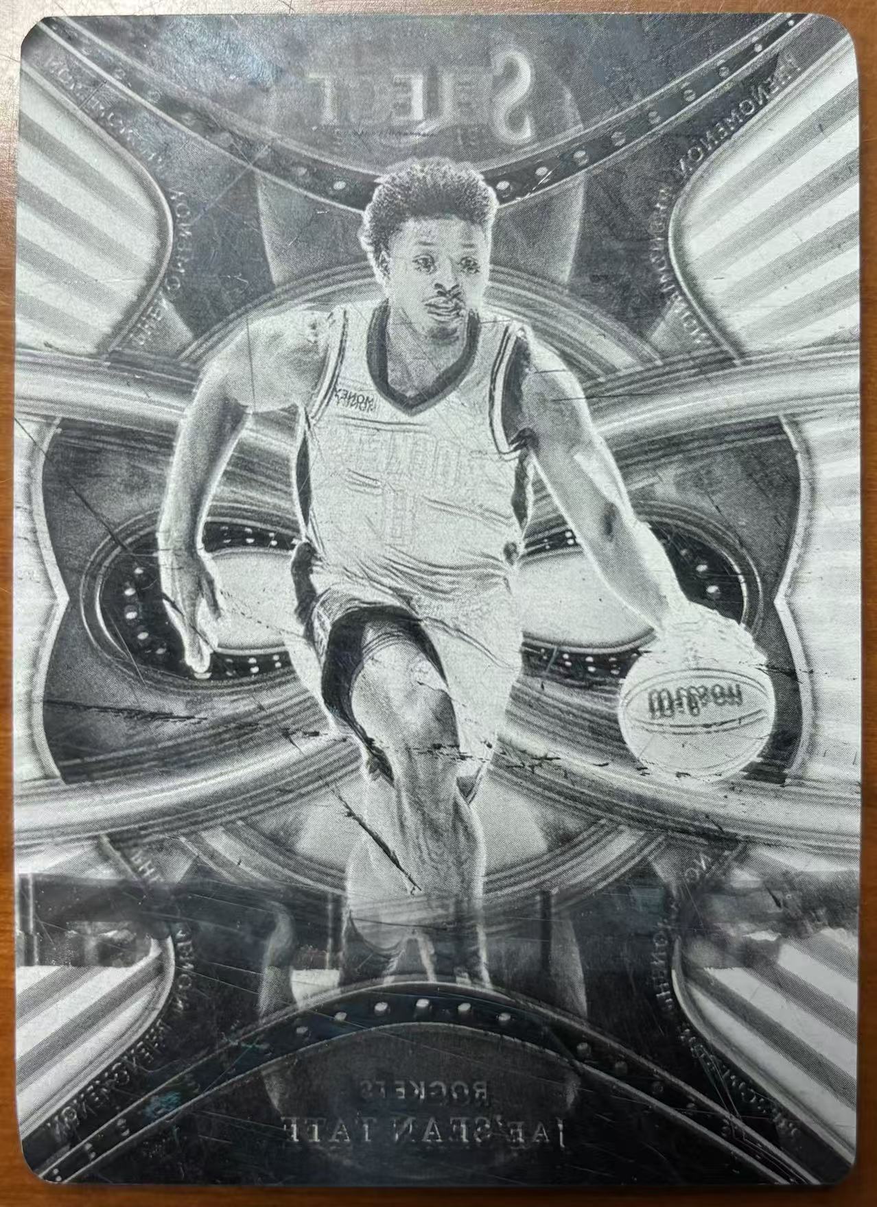 2021-22 Panini Select Jae'Sean Tate select 火箭 杰肖恩 泰特 1/1编 印刷模板 卡品如图