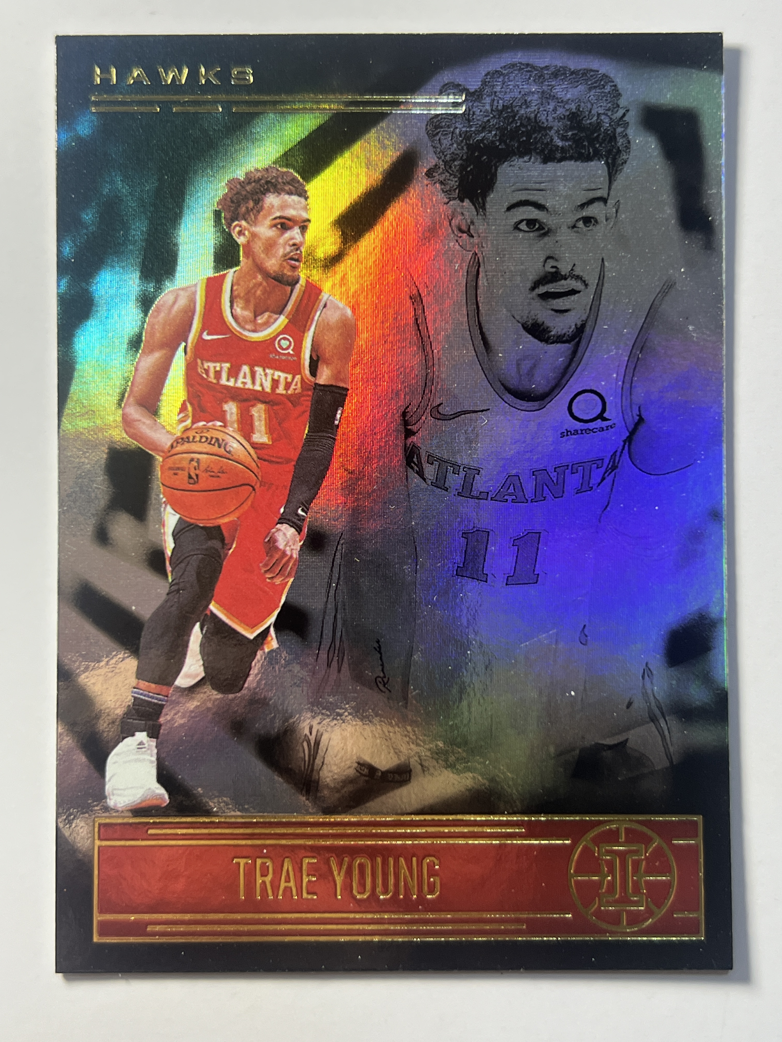 2020-21 Panini Illusions Trae Young 特雷杨 吹杨 老鹰队 幻想 折射卡 《 热门球星 收藏必备 》 凑套必备 #10
