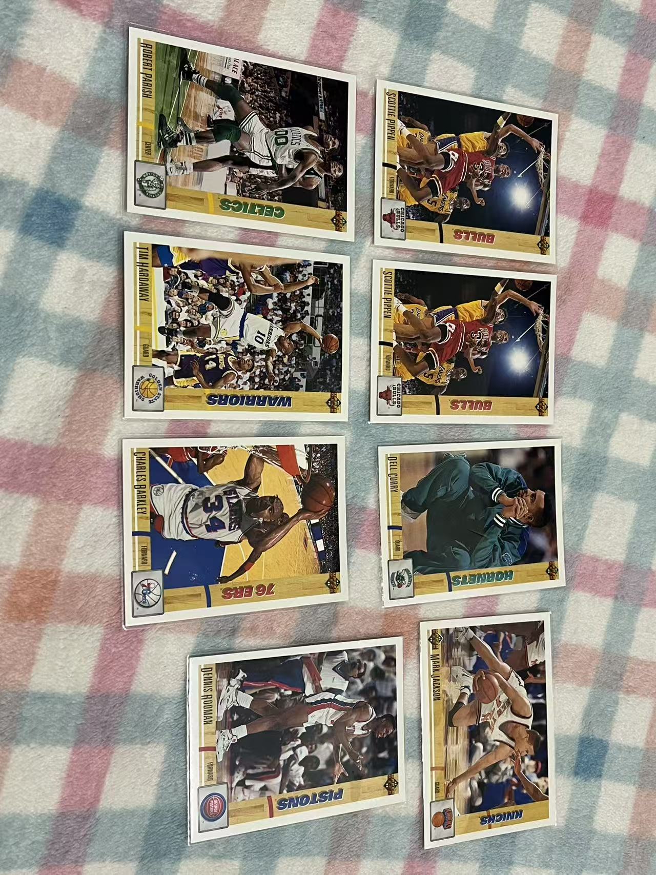 1992 Upper Deck UD 27张打包 拉里伯德 魔术师约翰逊 尤因 詹姆斯沃西 斯托克顿 摩西马龙 巴克利 皮蓬 罗德曼等【老人 老卡 老特】#792