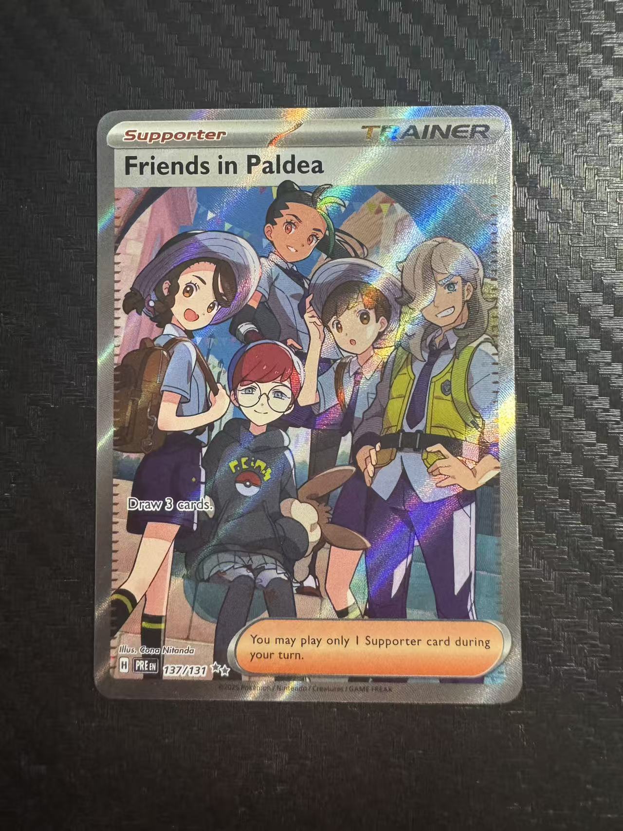 2025 Pokemon TCG Scarlet&Violet Prismatic Evolutions Friends in Paldea en 帕底亚的伙伴 137/131 美版 宝可梦 卡品如图
