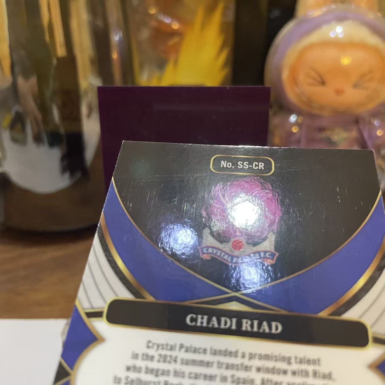 2025 Panini Select CHADI RIAD 【seven拍卖】水晶宫 沙迪 里亚德 签字 卡品如图 细节如图 王盛