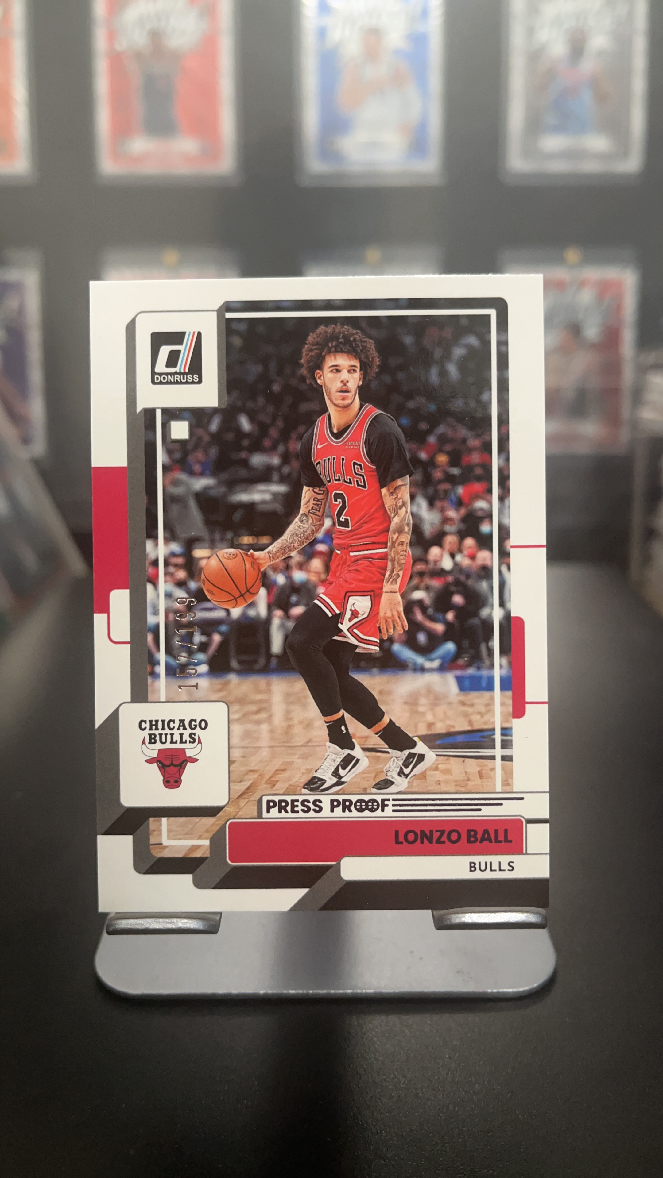 2022-23 Panini Donruss Lonzo Ball 杜蕾斯系列 朗佐鲍尔 199编 公牛 大球 值得珍藏 小陆 【接代拍】