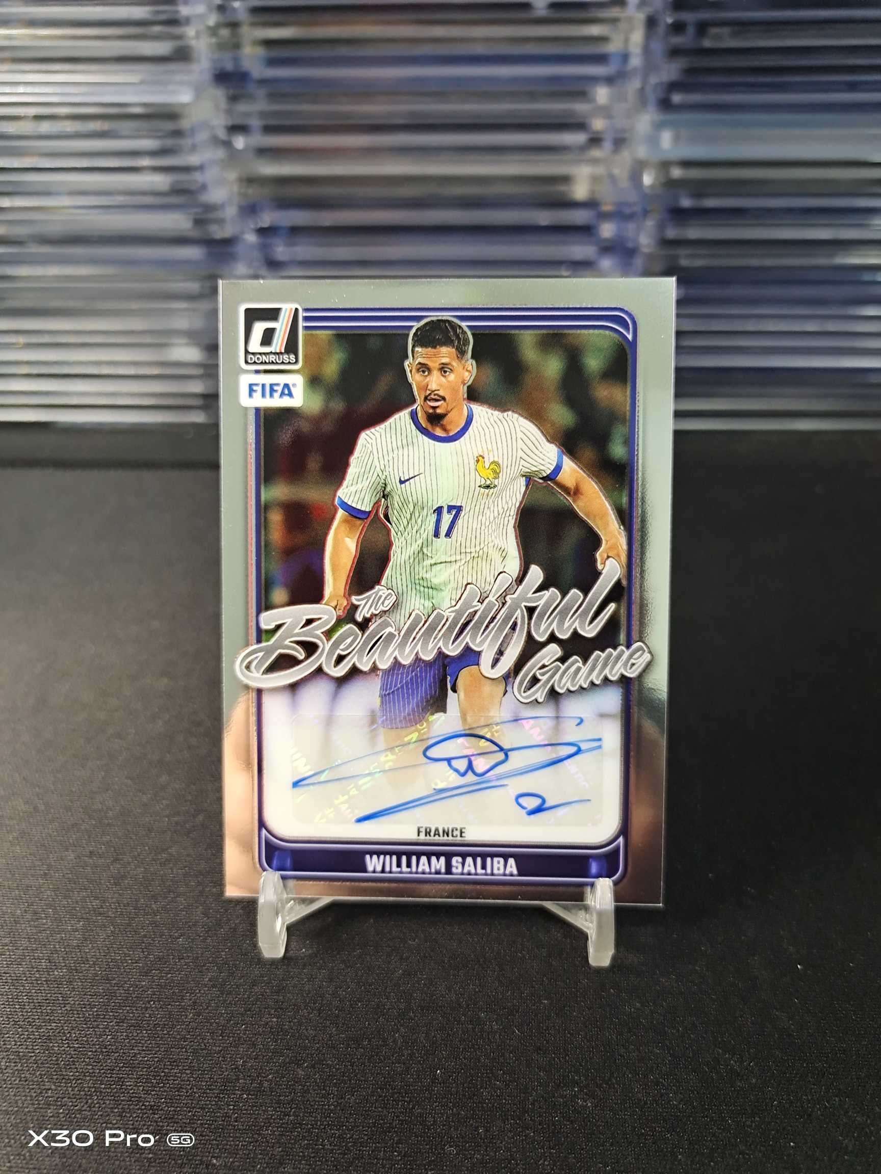 【小加速拍】威廉 萨利巴 签字 Sign Panini Donruss 杜蕾斯 法国 阿森纳 William Saliba